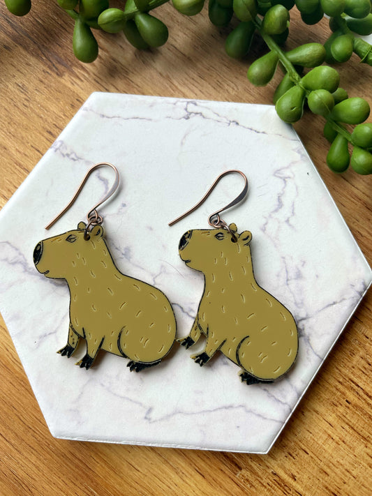 Capybara Earrings