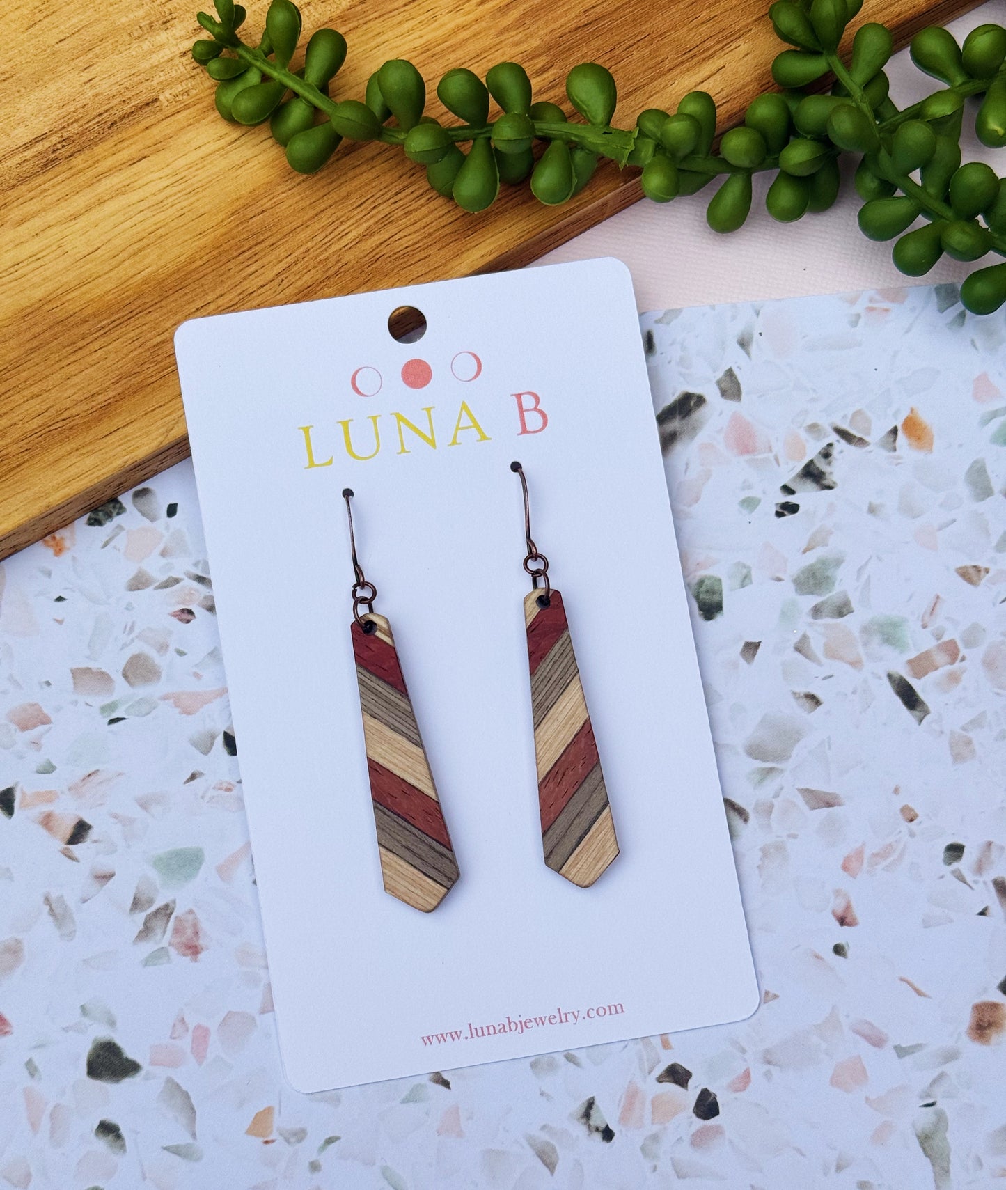 Earthy Boho Stick Earrings