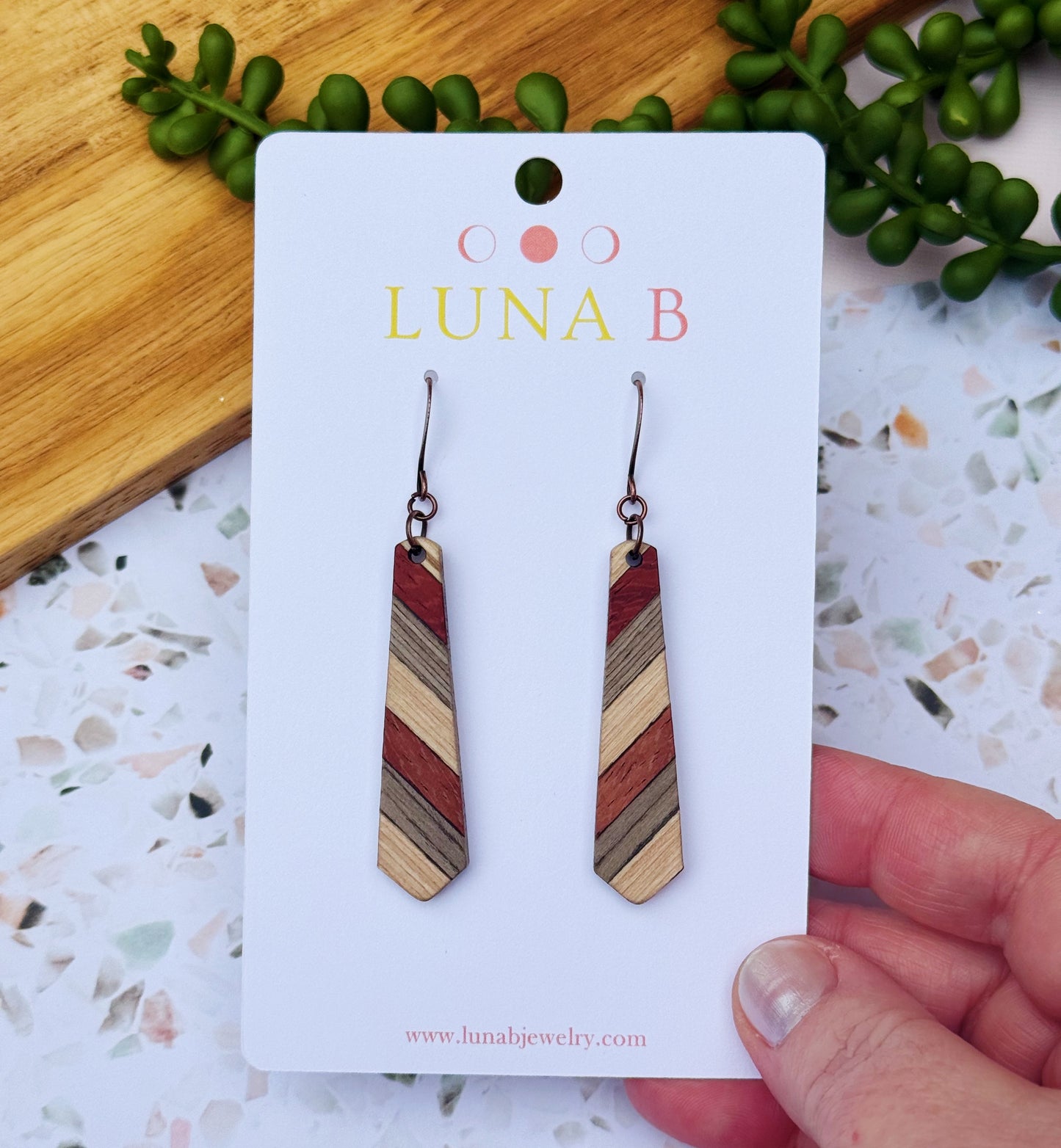 Earthy Boho Stick Earrings