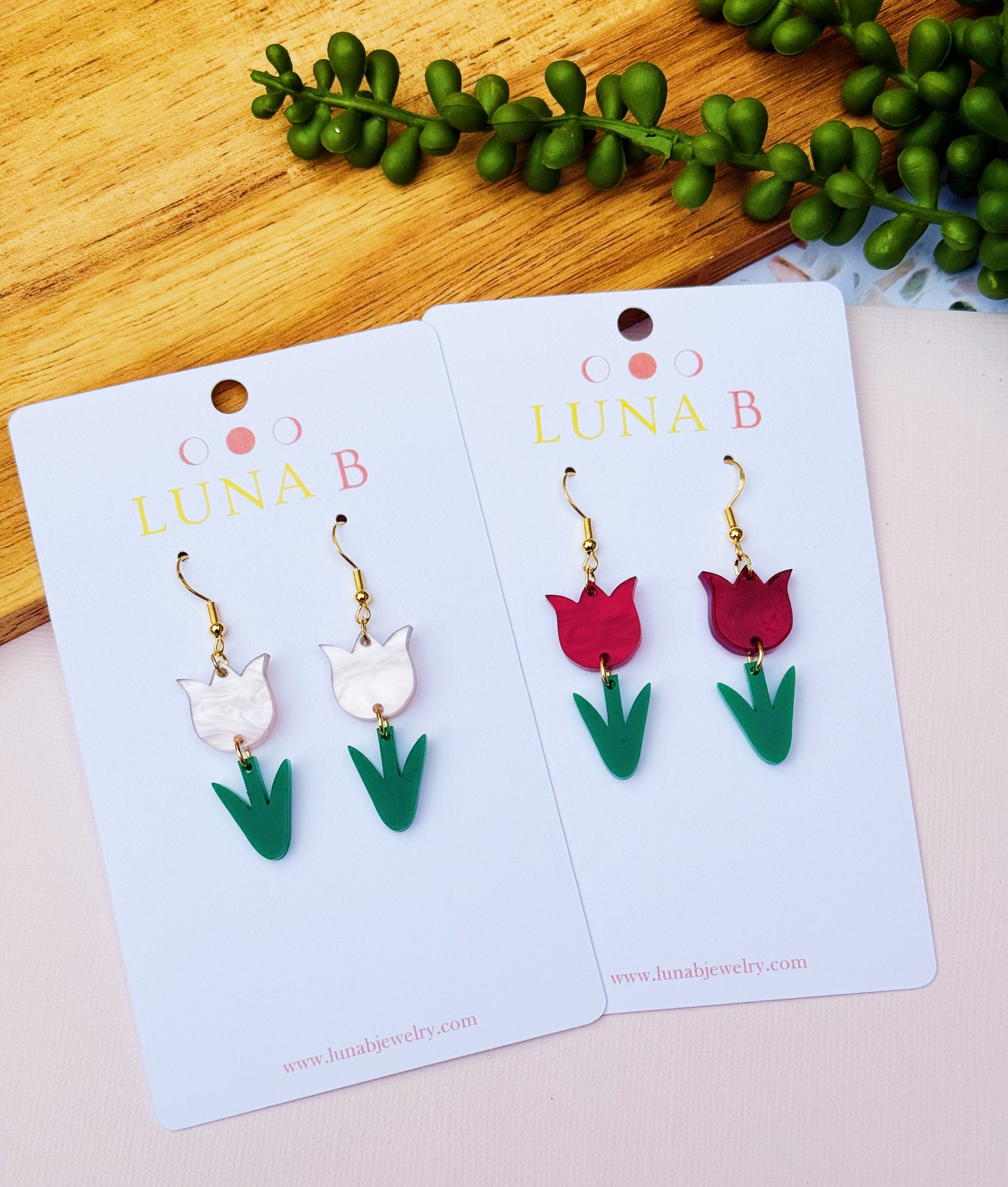 Spring Tulips Earrings
