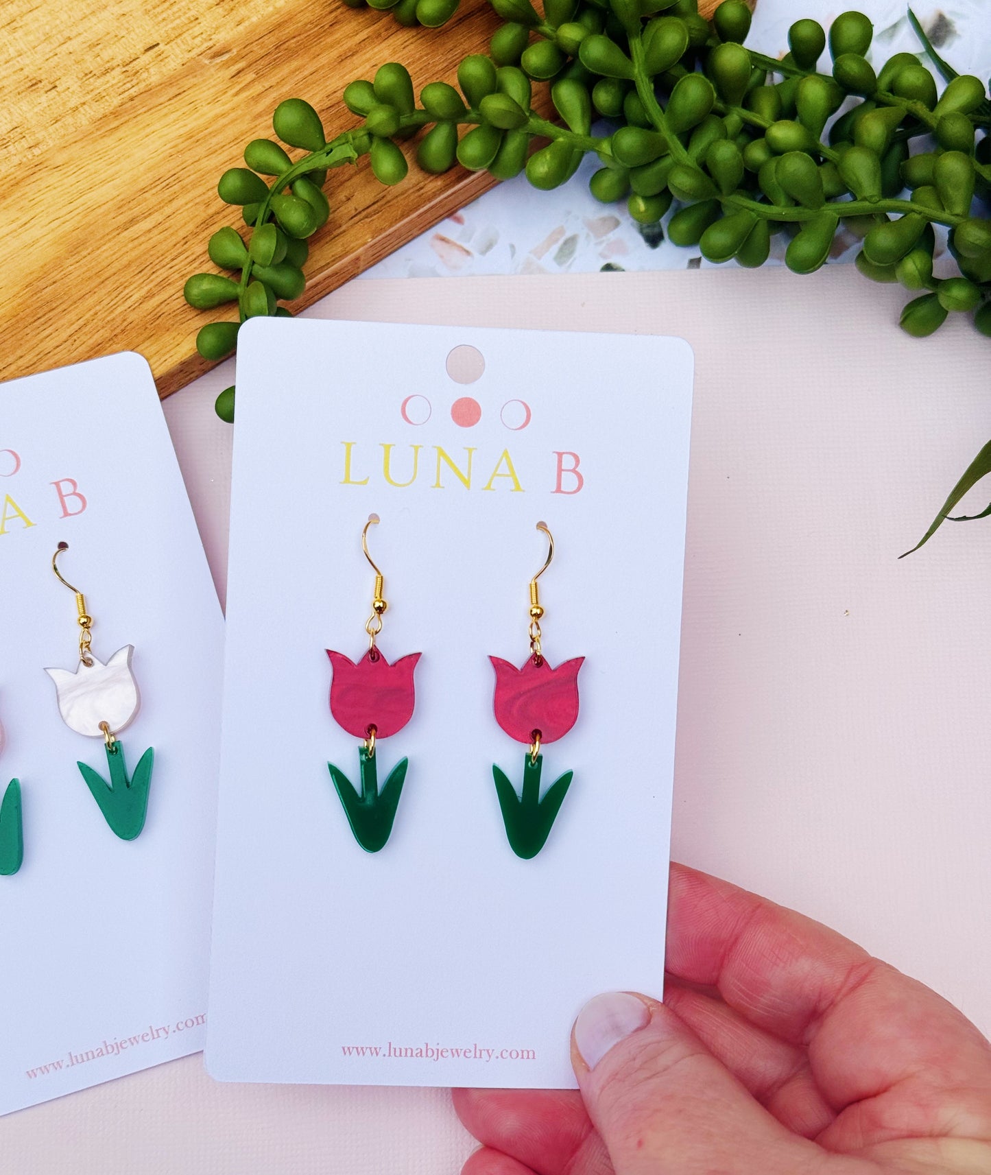 Spring Tulips Earrings