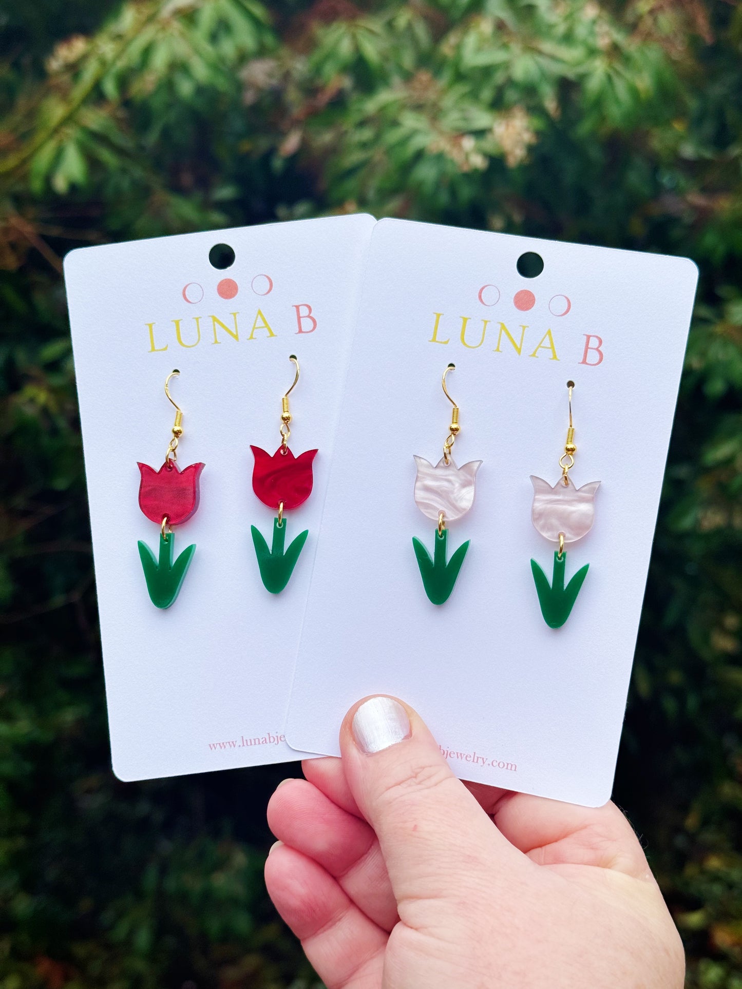 Spring Tulips Earrings