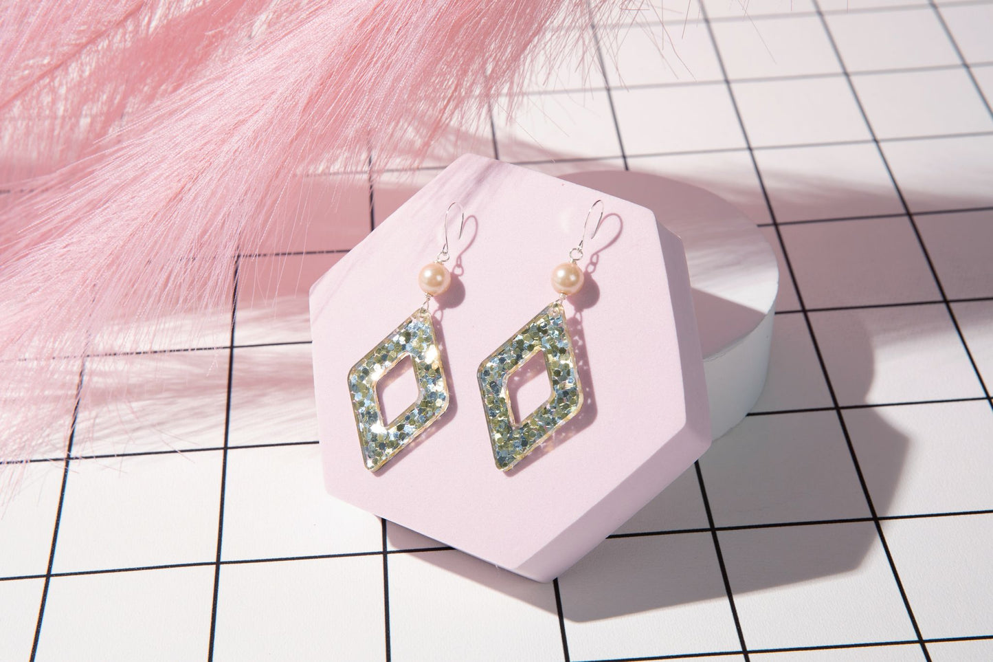Champagne Diamonds Sparkle Earrings