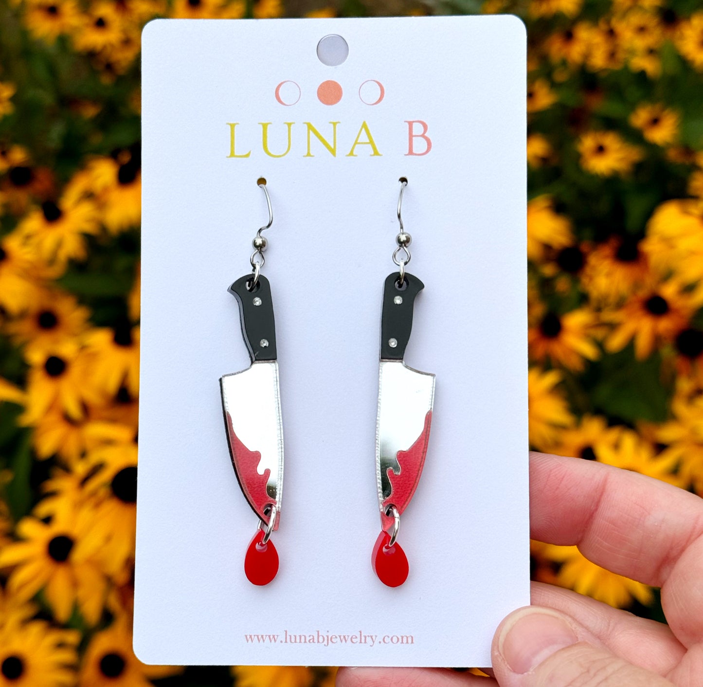 Knife Earrings, Slasher or Chef (Your Choice!)