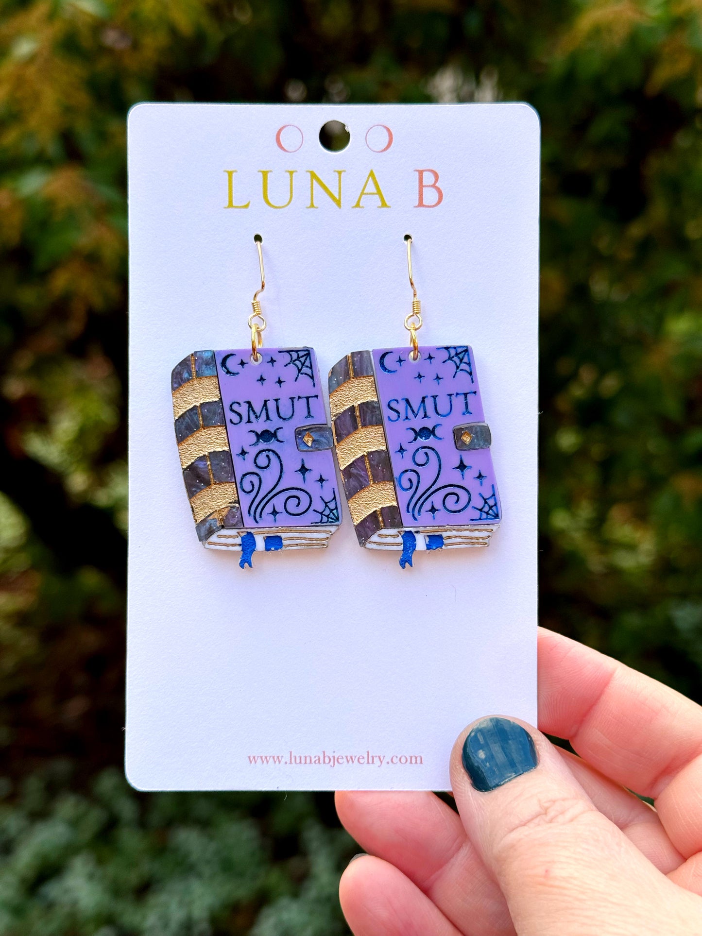 Romance Smut Book Earrings