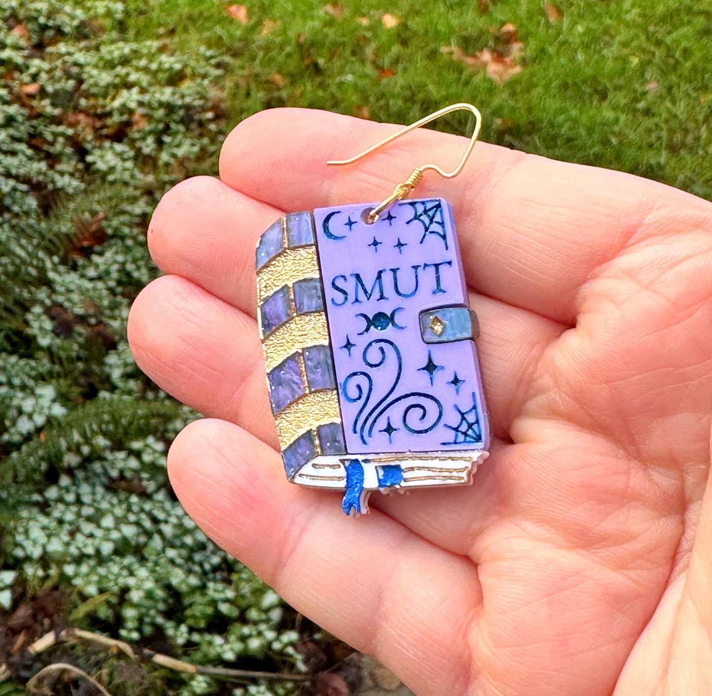 Romance Smut Book Earrings