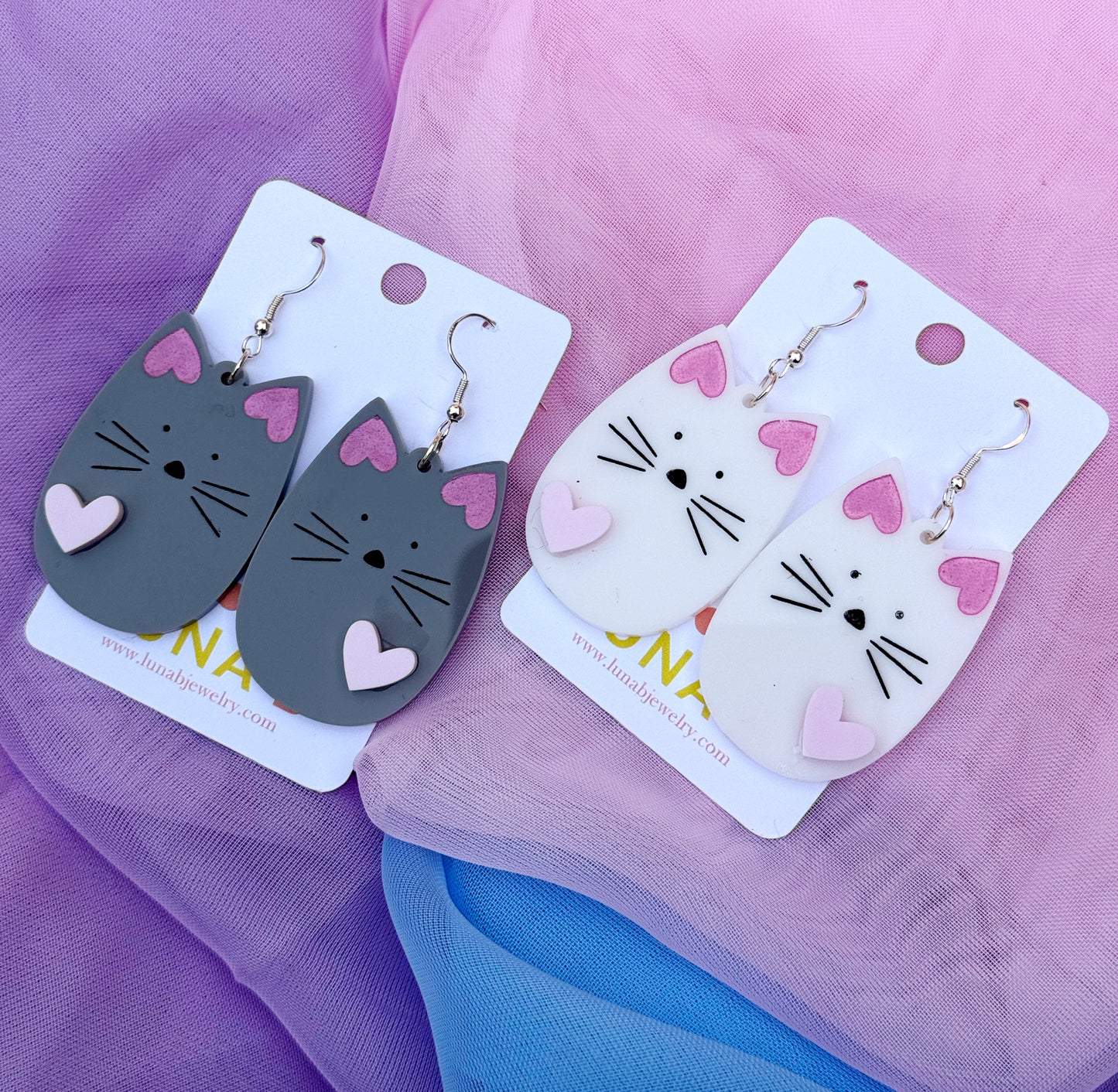 Love Cats Kitty Earrings