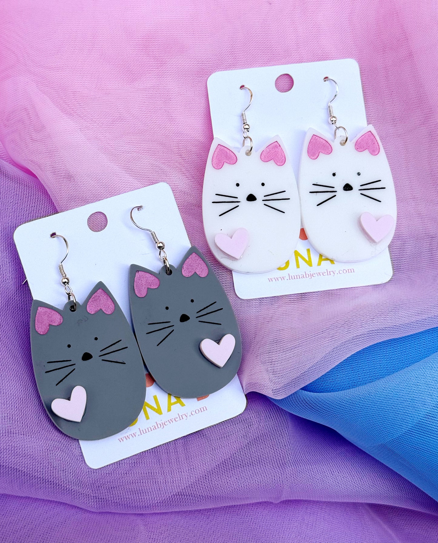 Love Cats Kitty Earrings