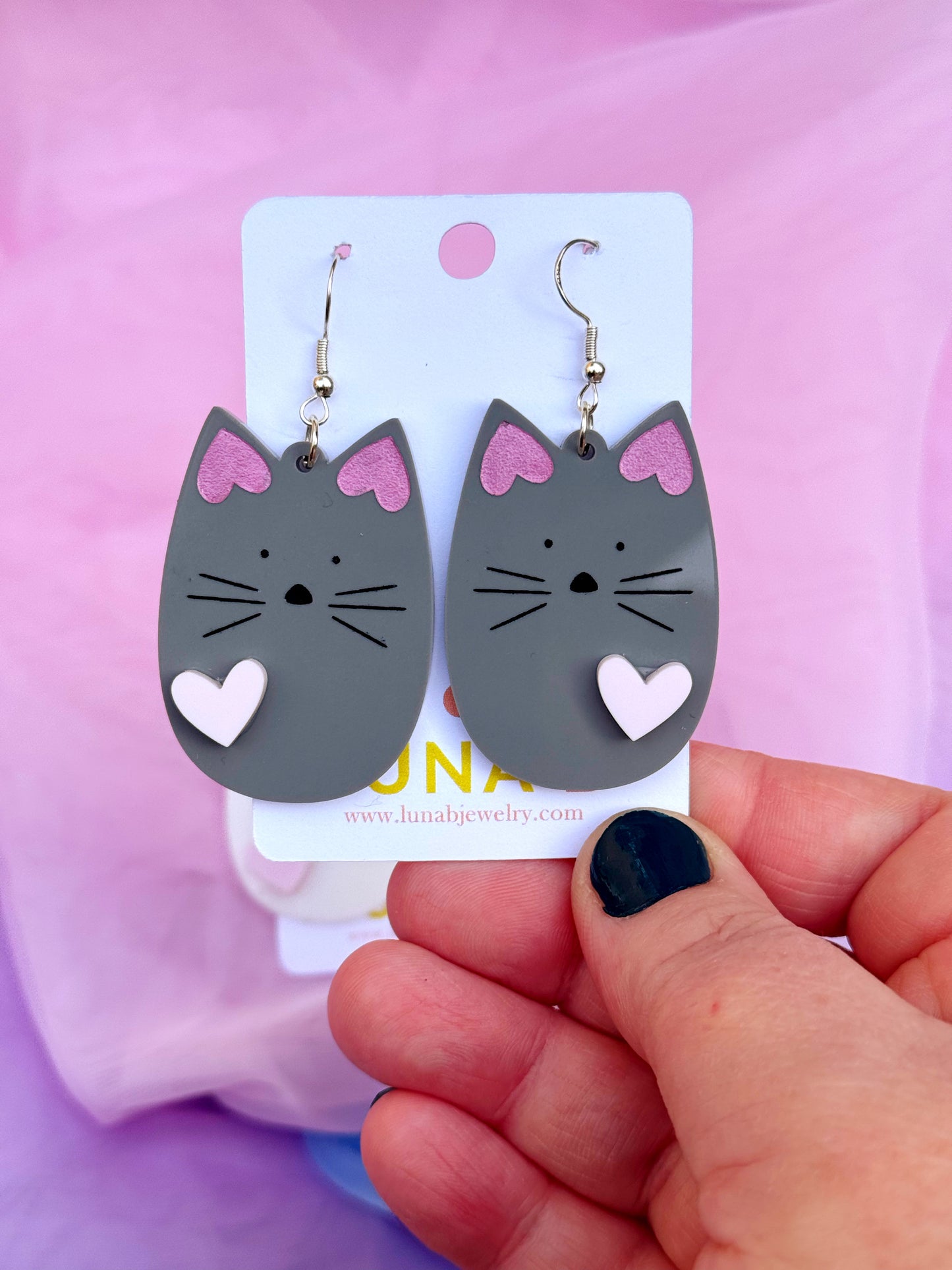 Love Cats Kitty Earrings