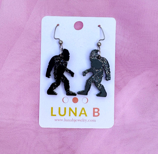 Sasquatch Danglers | Bigfoot Earrings
