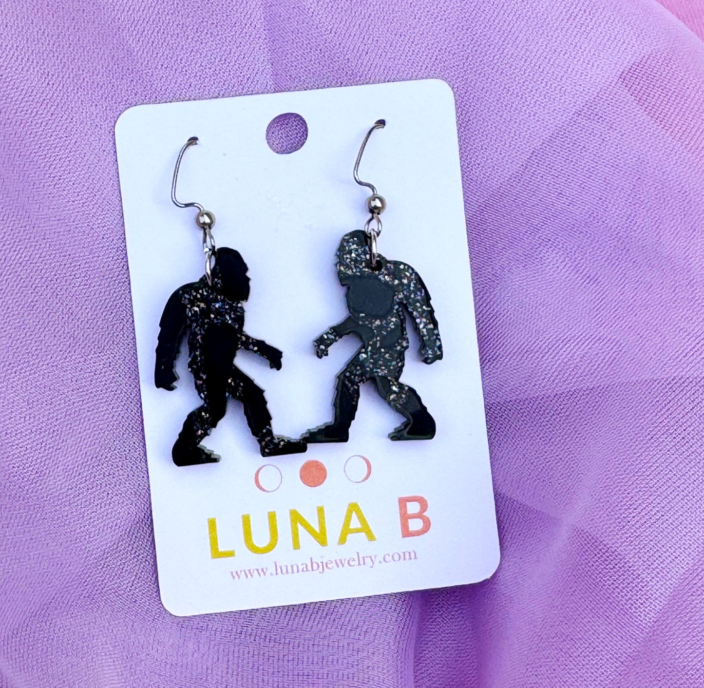 Sasquatch Danglers | Bigfoot Earrings