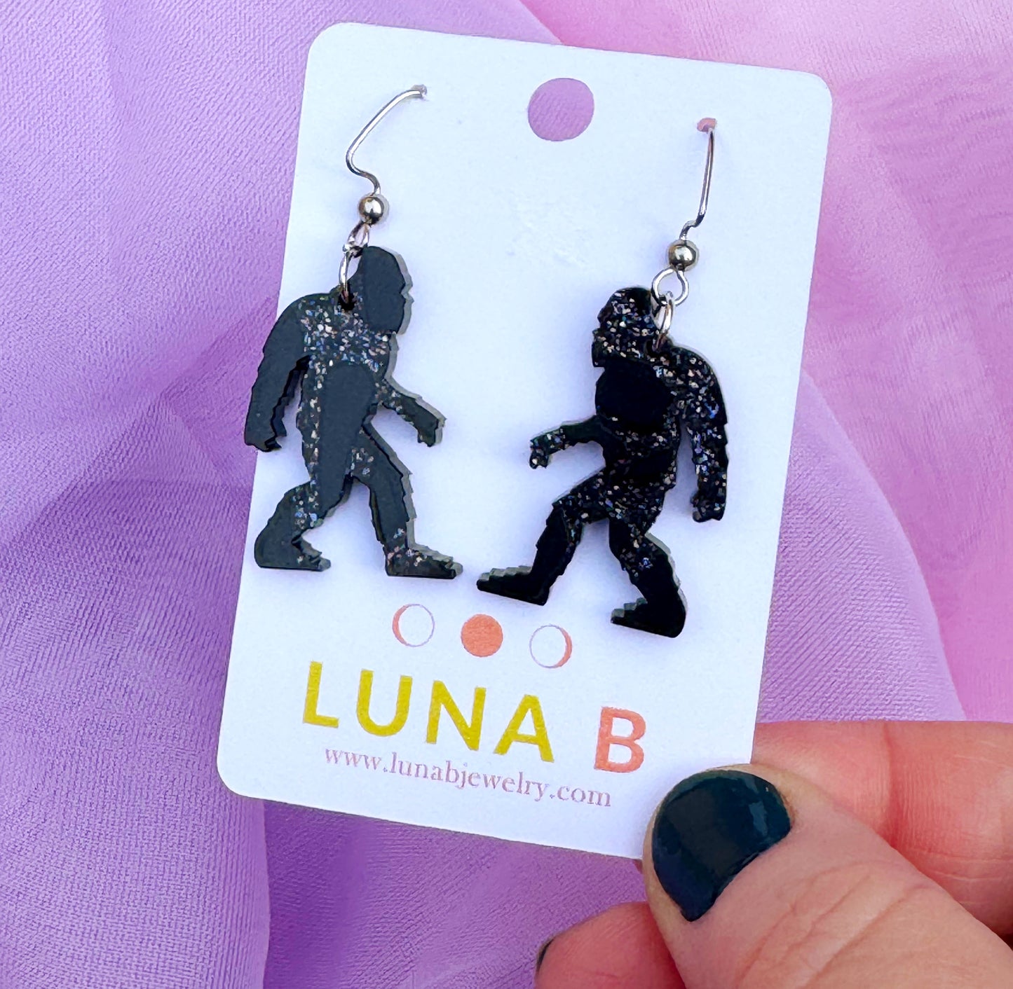 Sasquatch Danglers | Bigfoot Earrings