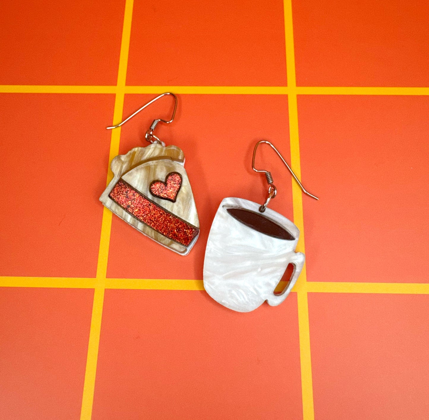 Twin Peaks Damn Fine Cup of Coffee & Incredible Cherry Pie Earrings