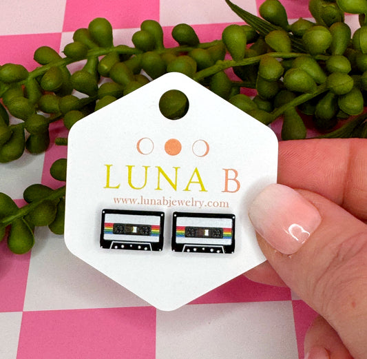 Cassette Tape Earrings | Vintage Tape Earrings
