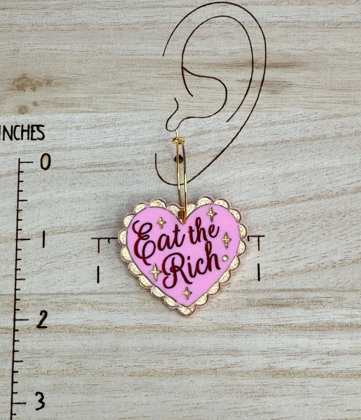 Eat the Rich Earrings – Wear Your Rage, Start the Revolution 🔥