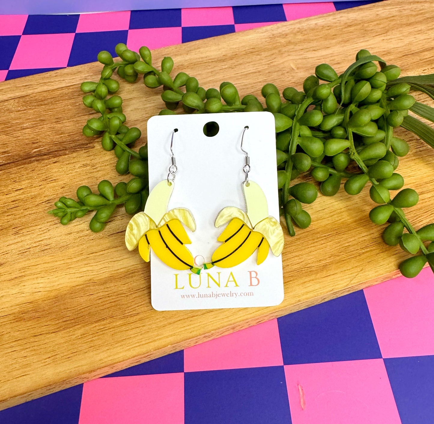 Banana Fruit Earrings
