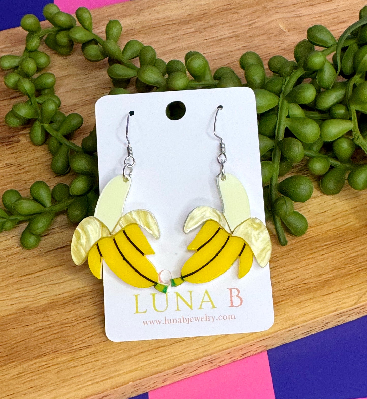 Banana Fruit Earrings