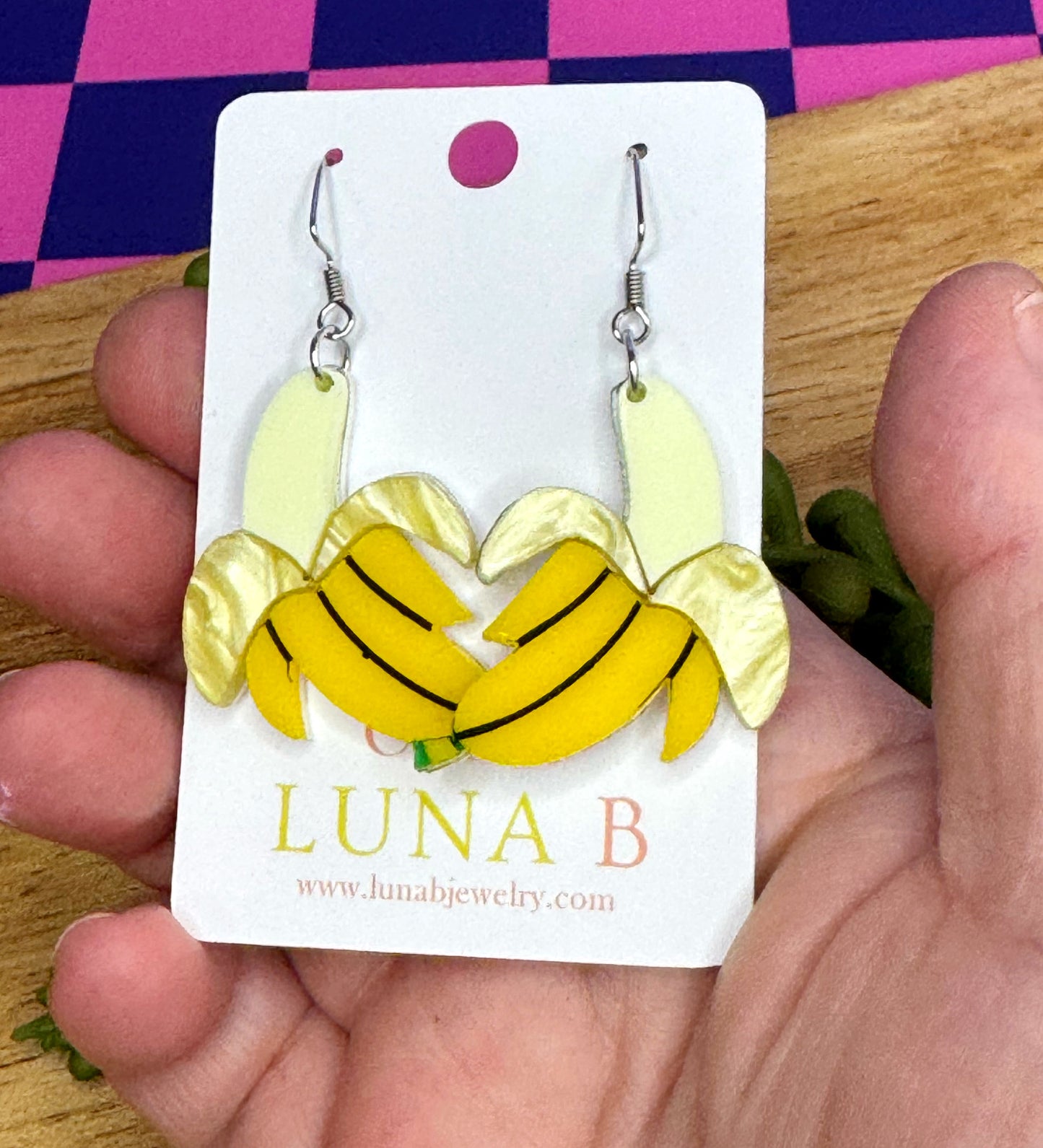 Banana Fruit Earrings