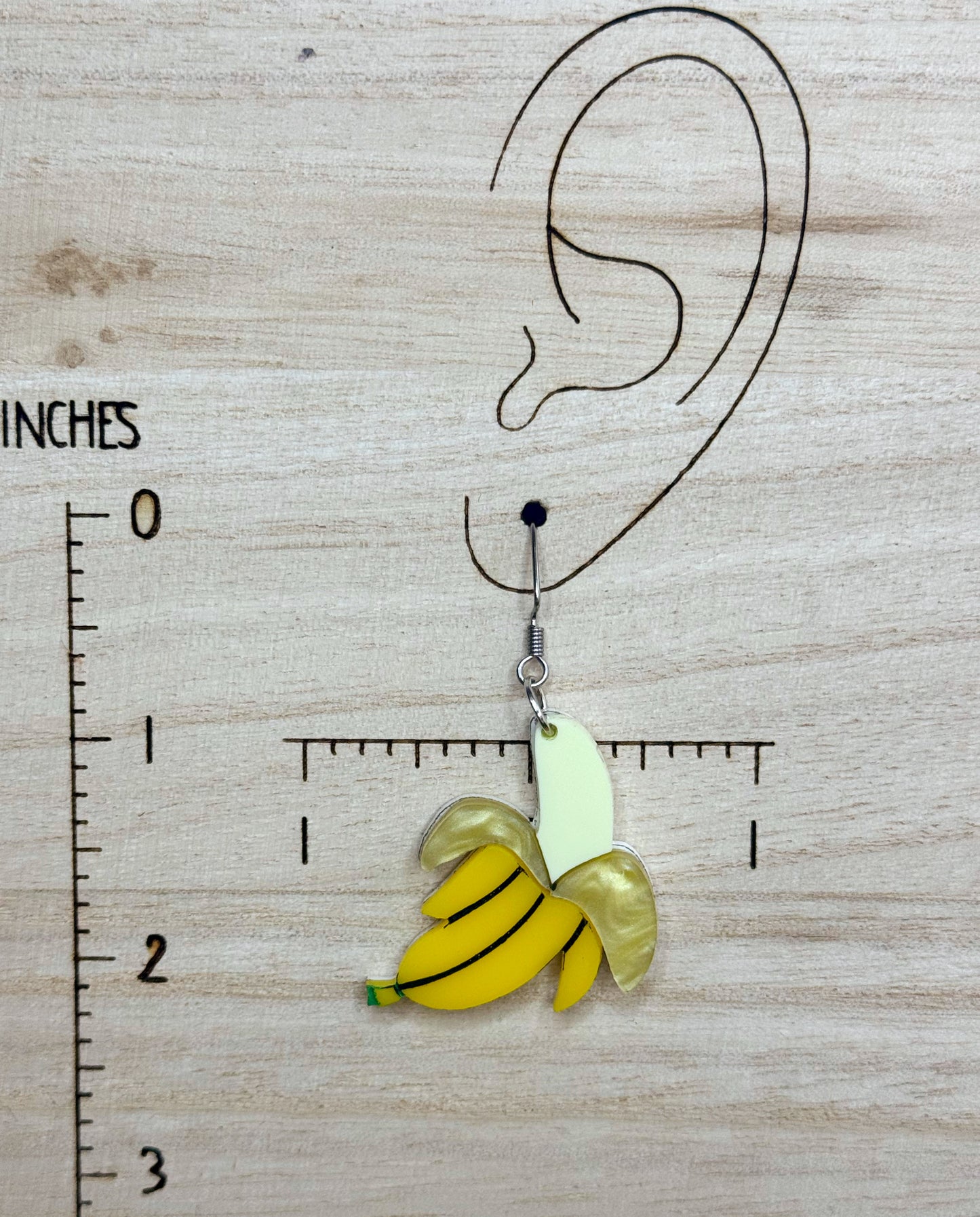 Banana Fruit Earrings