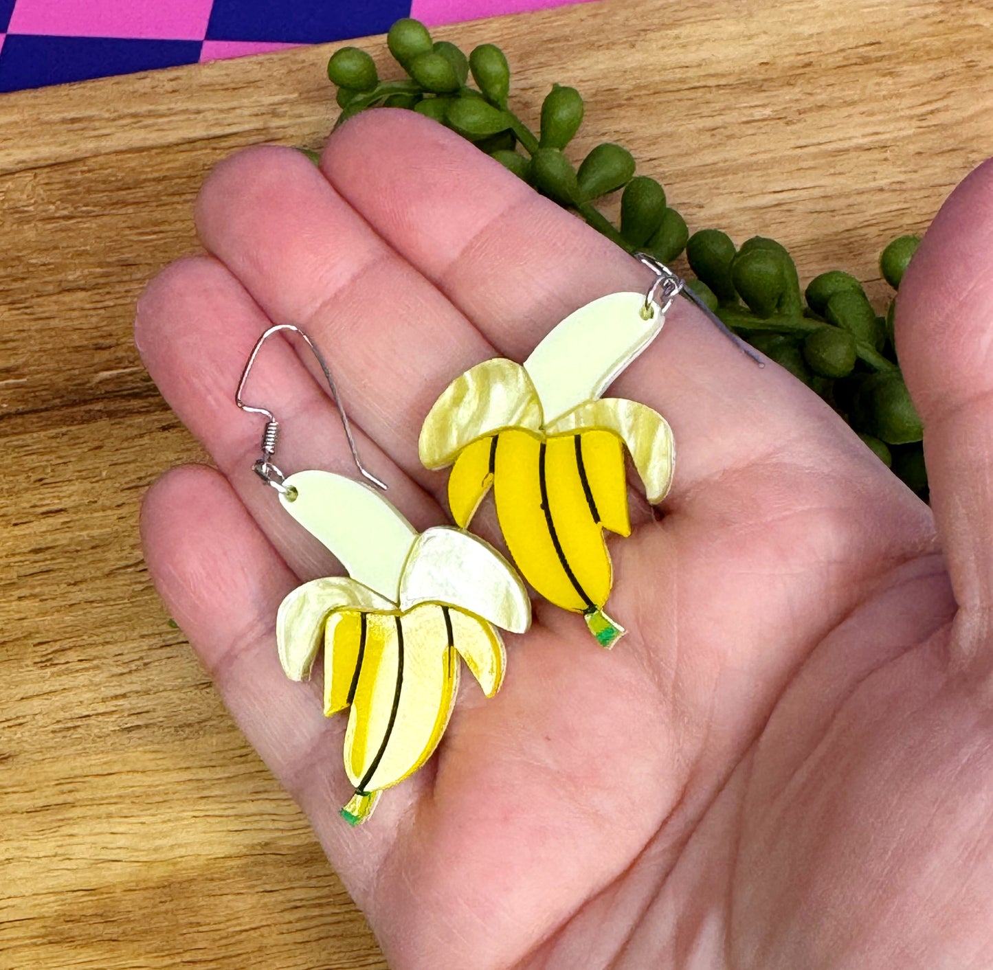 Banana Fruit Earrings