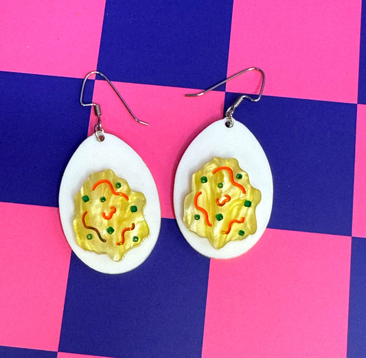 Deviled Eggs Earrings