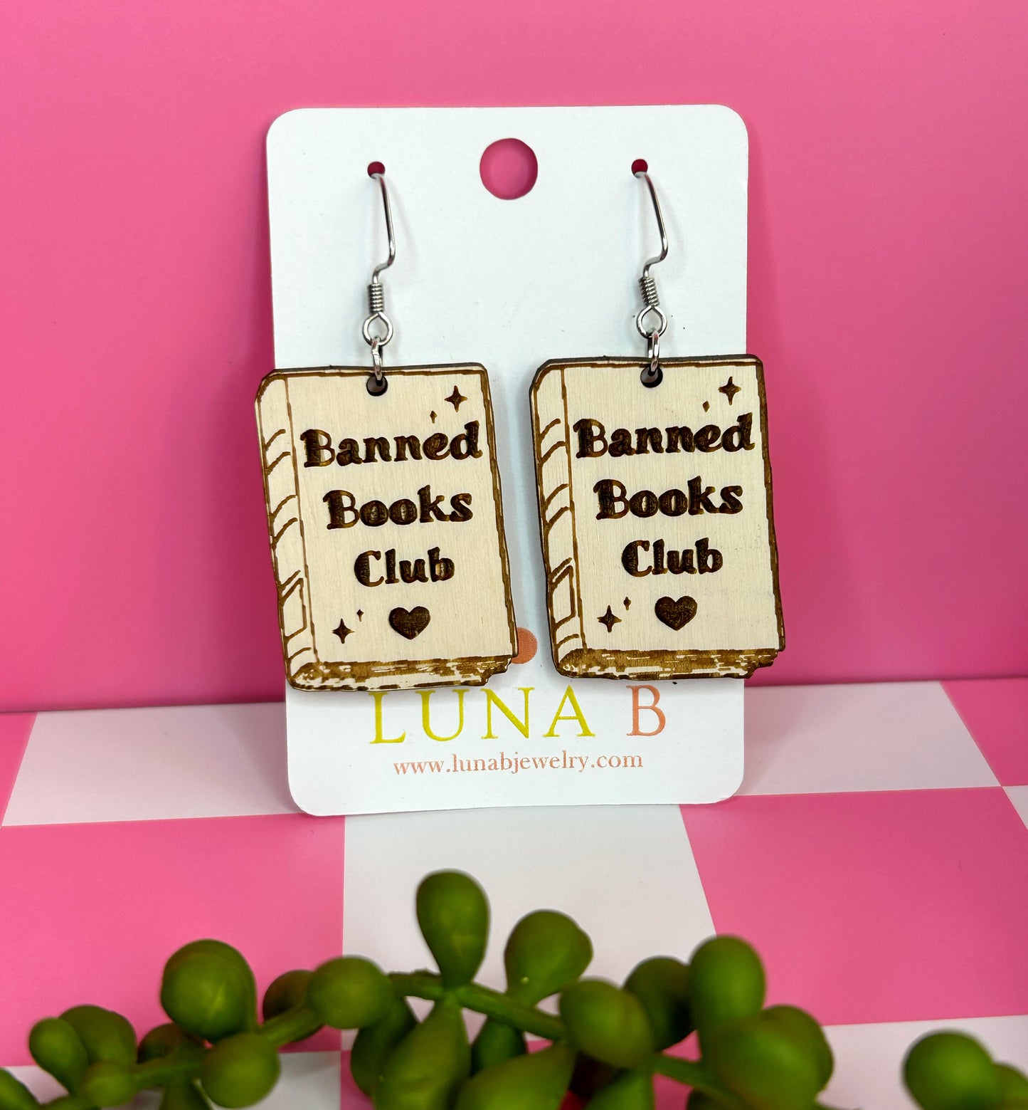 Banned Books Club Earrings