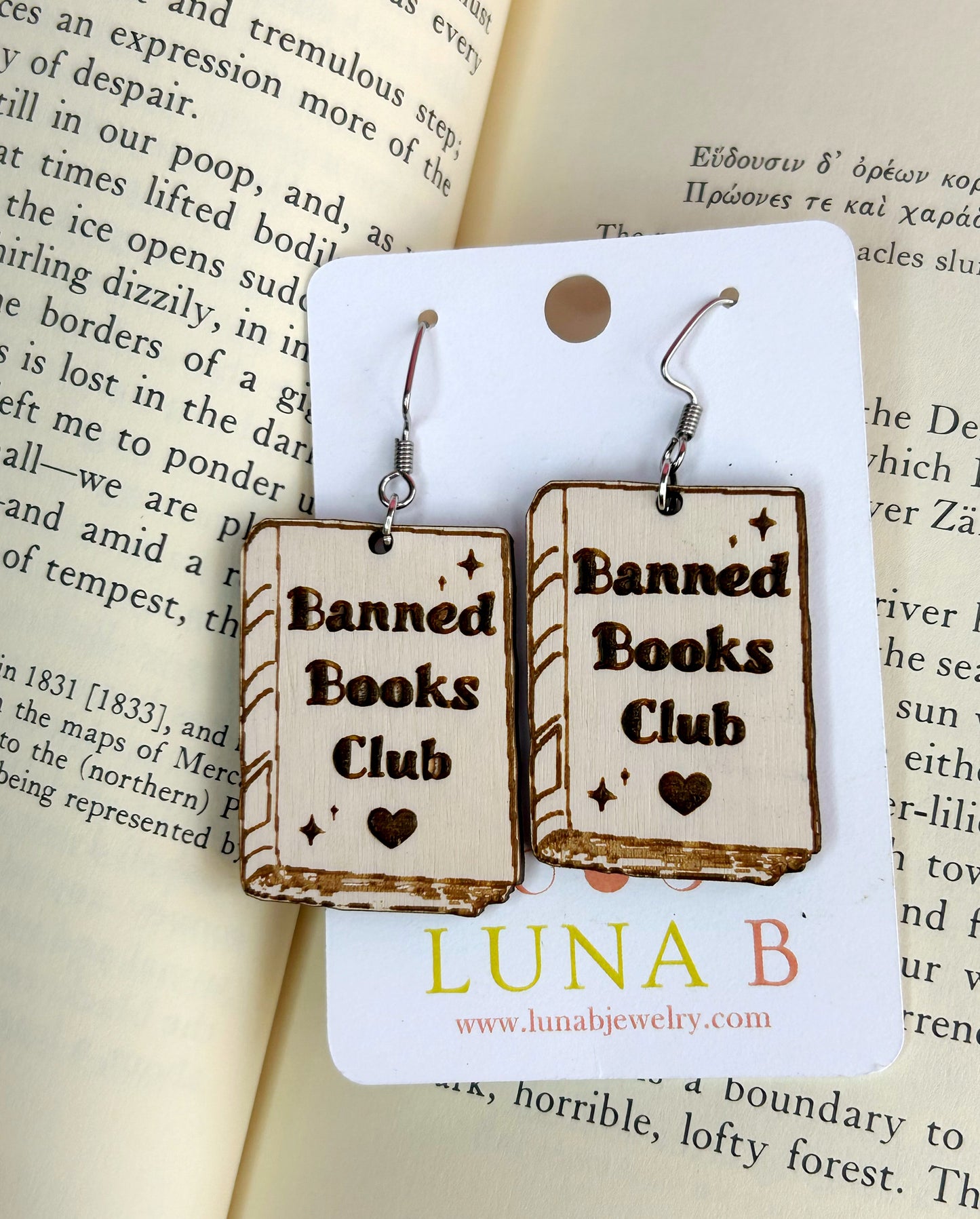 Banned Books Club Earrings
