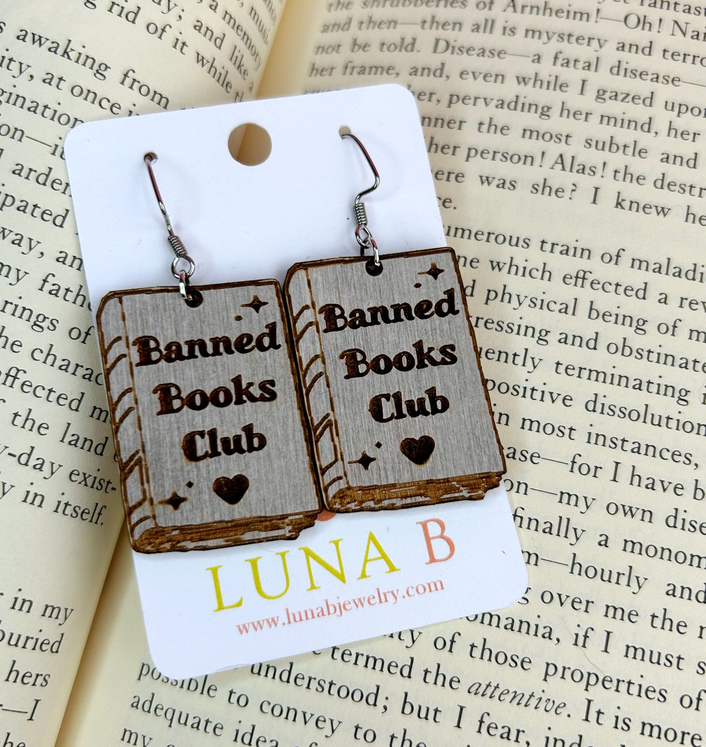 Banned Books Club Earrings