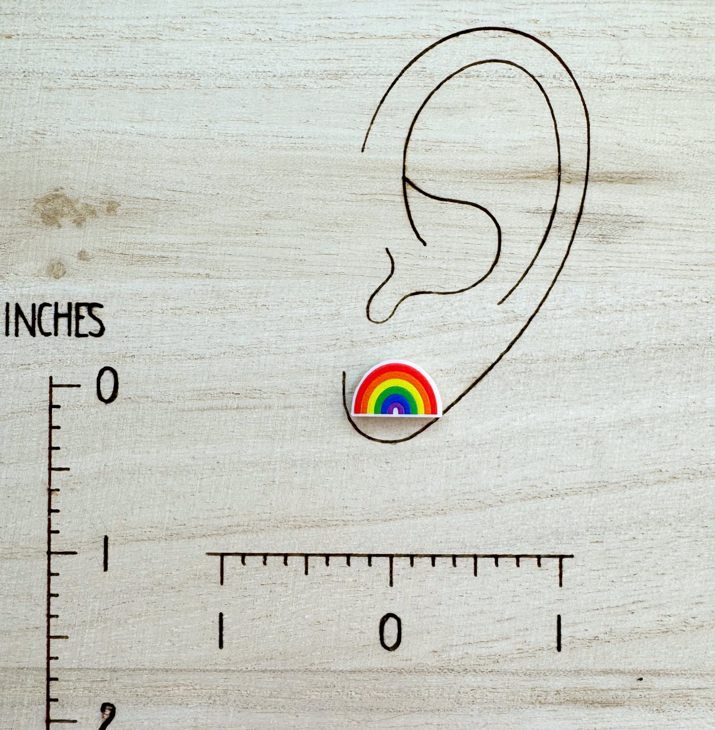 Rainbow Pride Stud Earrings