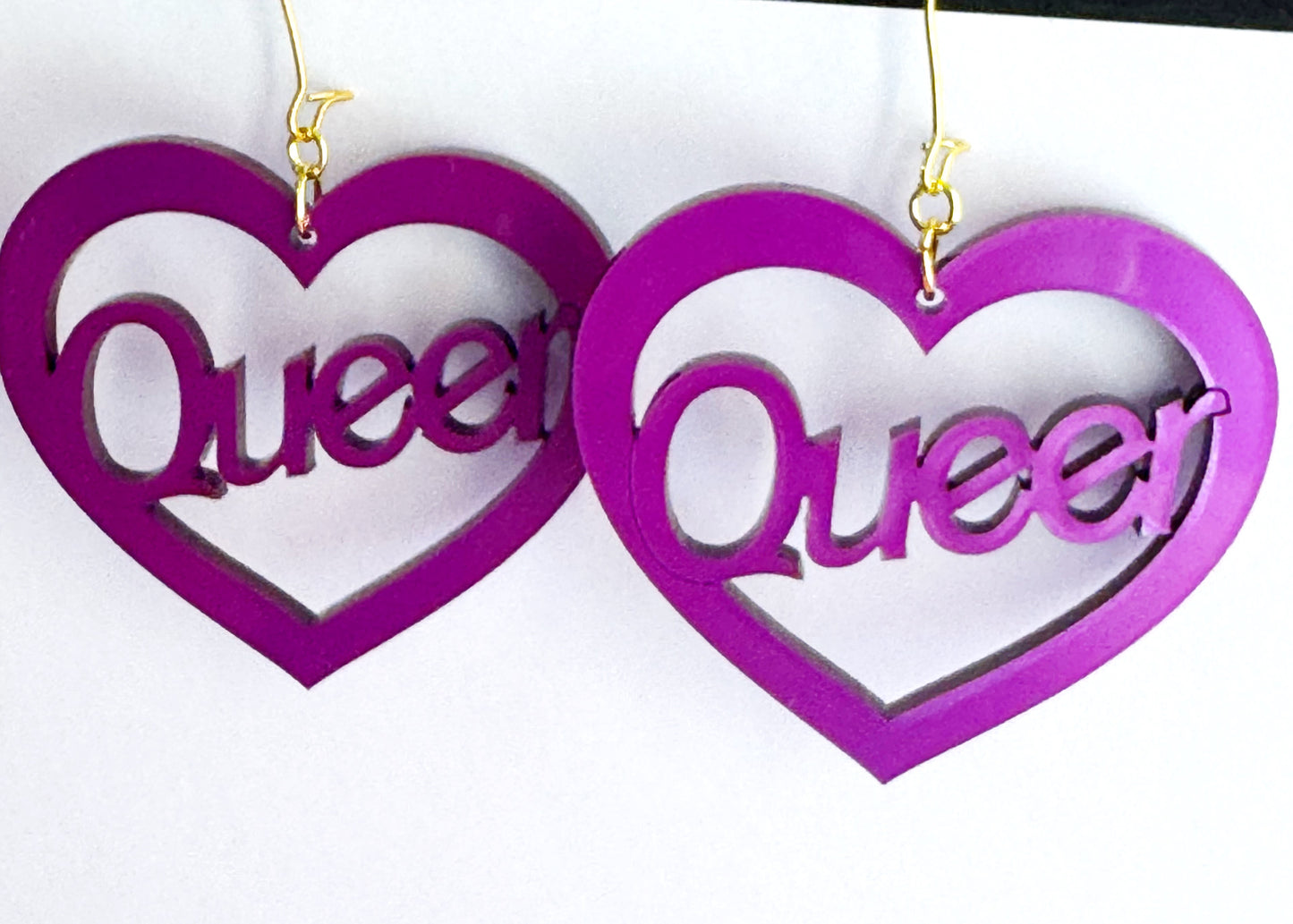Queer Heart Earrings