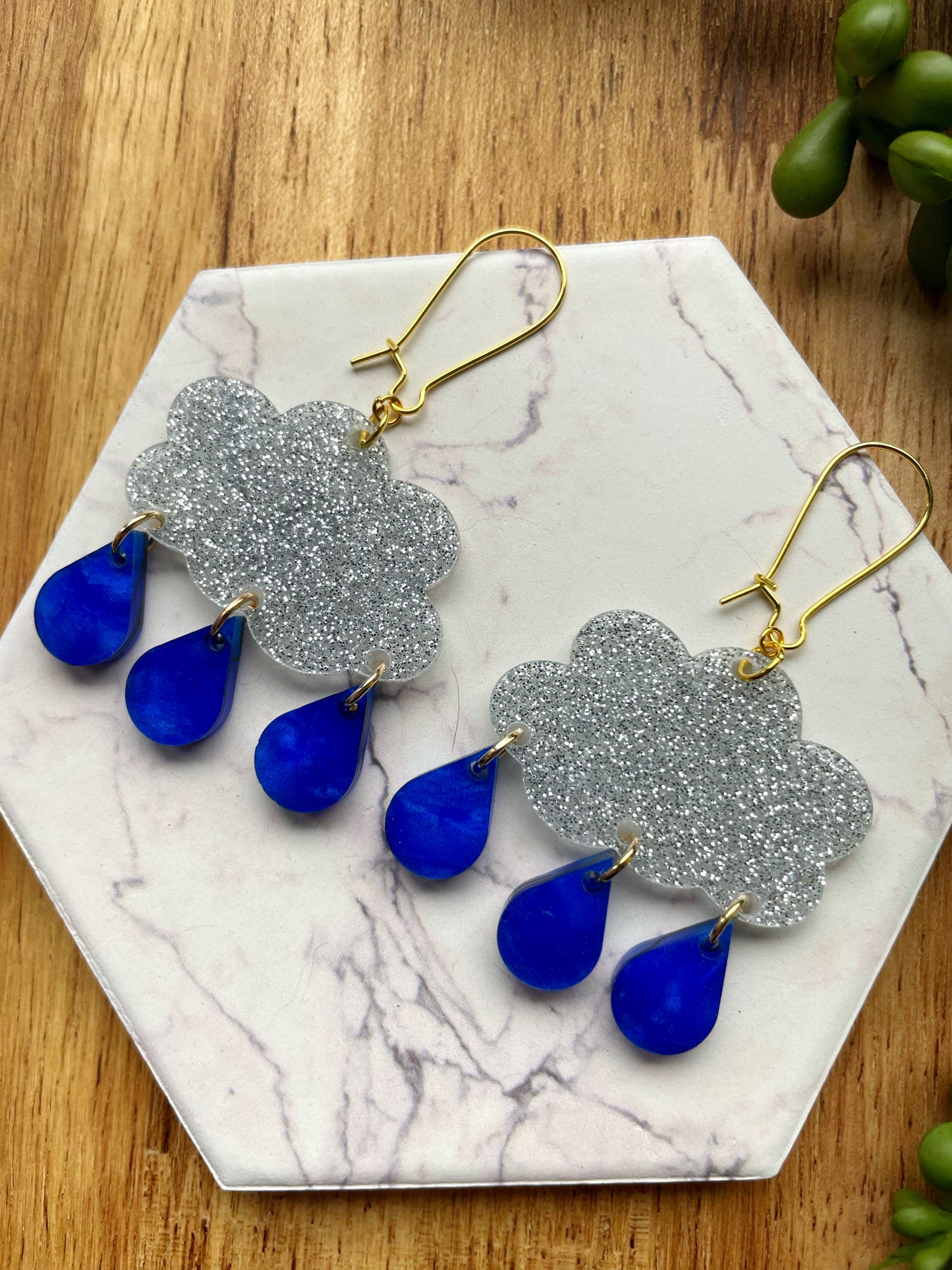 Rainy Day Raincloud Earrings