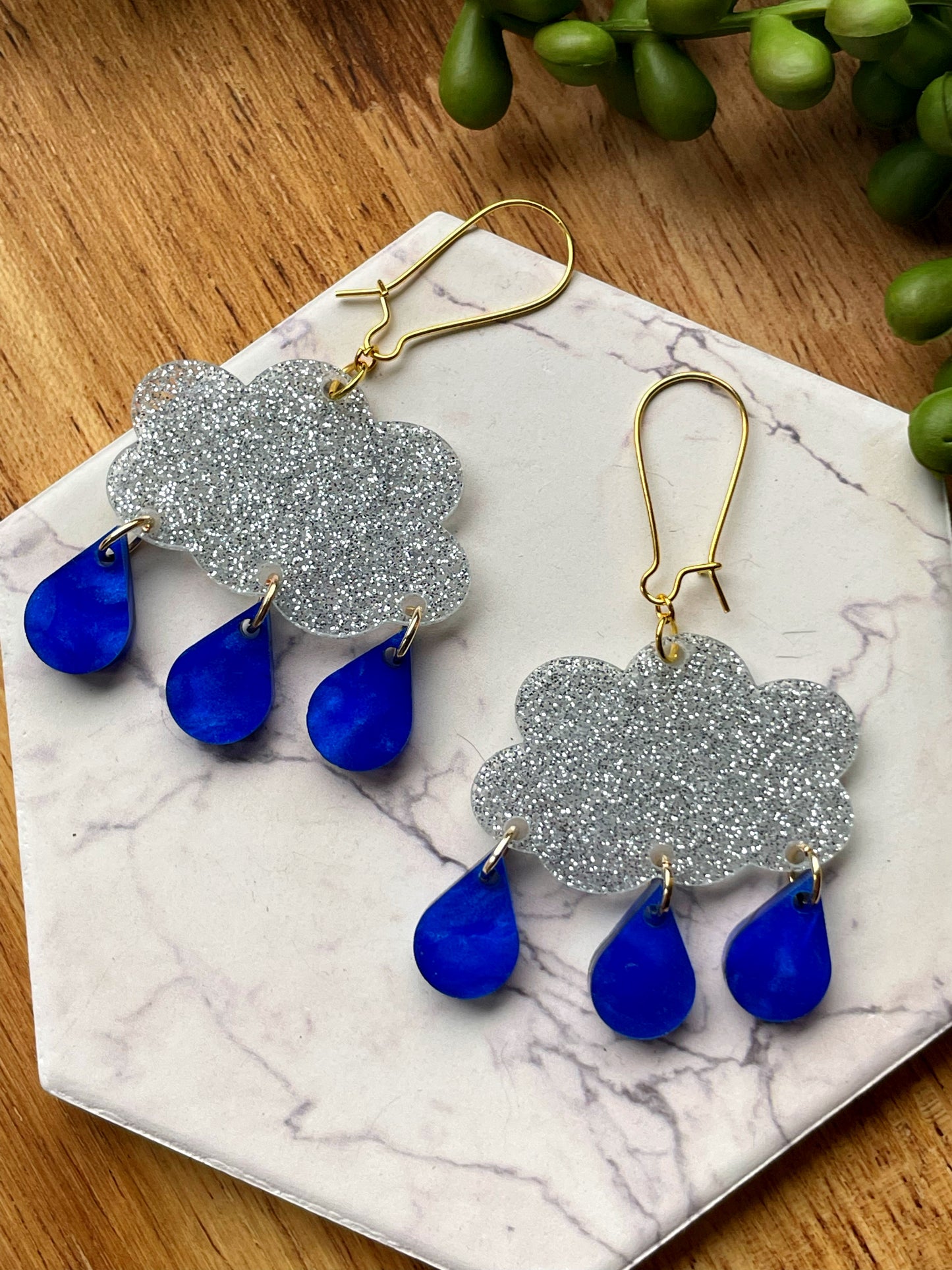 Rainy Day Raincloud Earrings