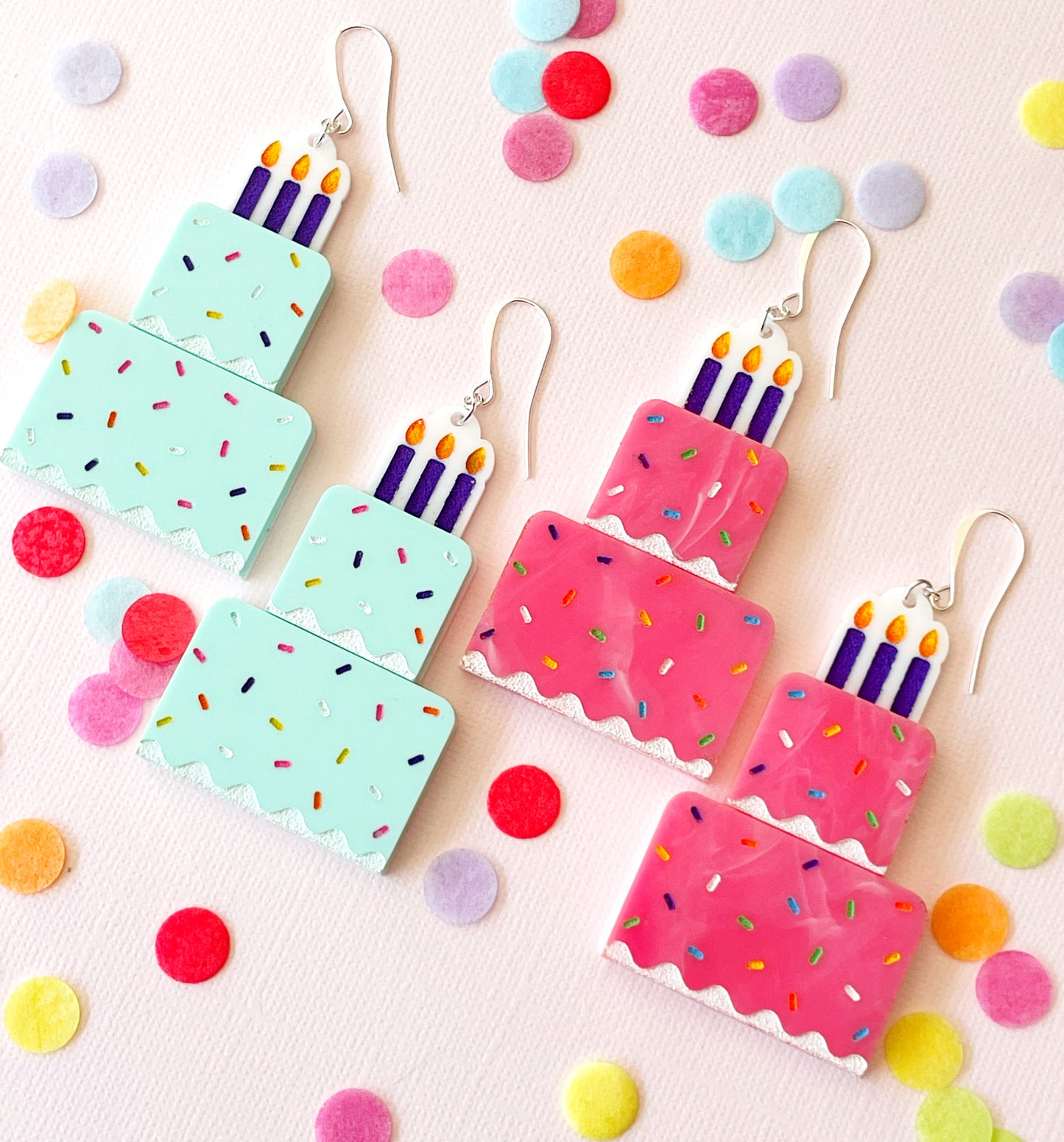 Birthday Cake Earrings