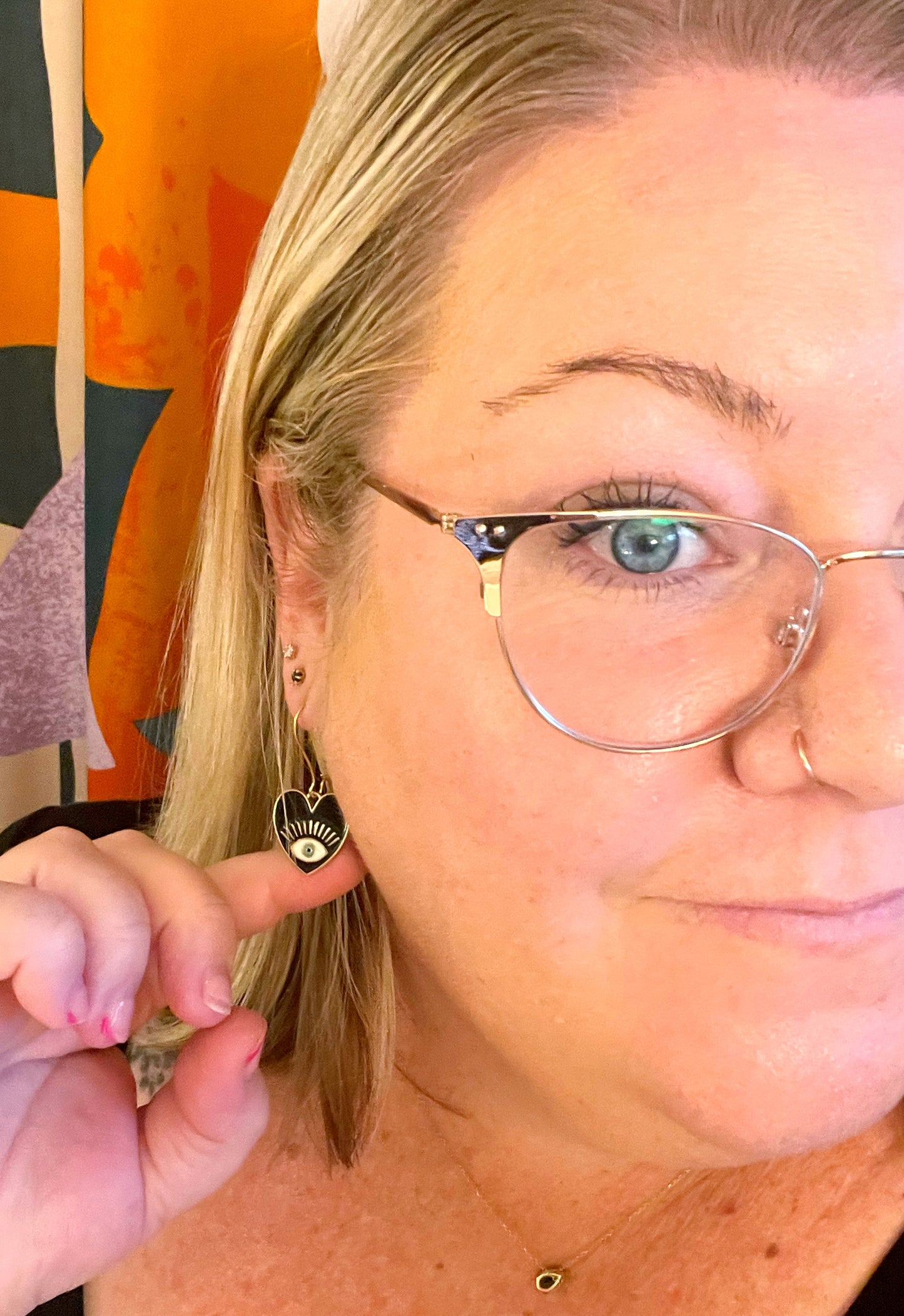Mystic Eye Hearts Necklaces and Earrings