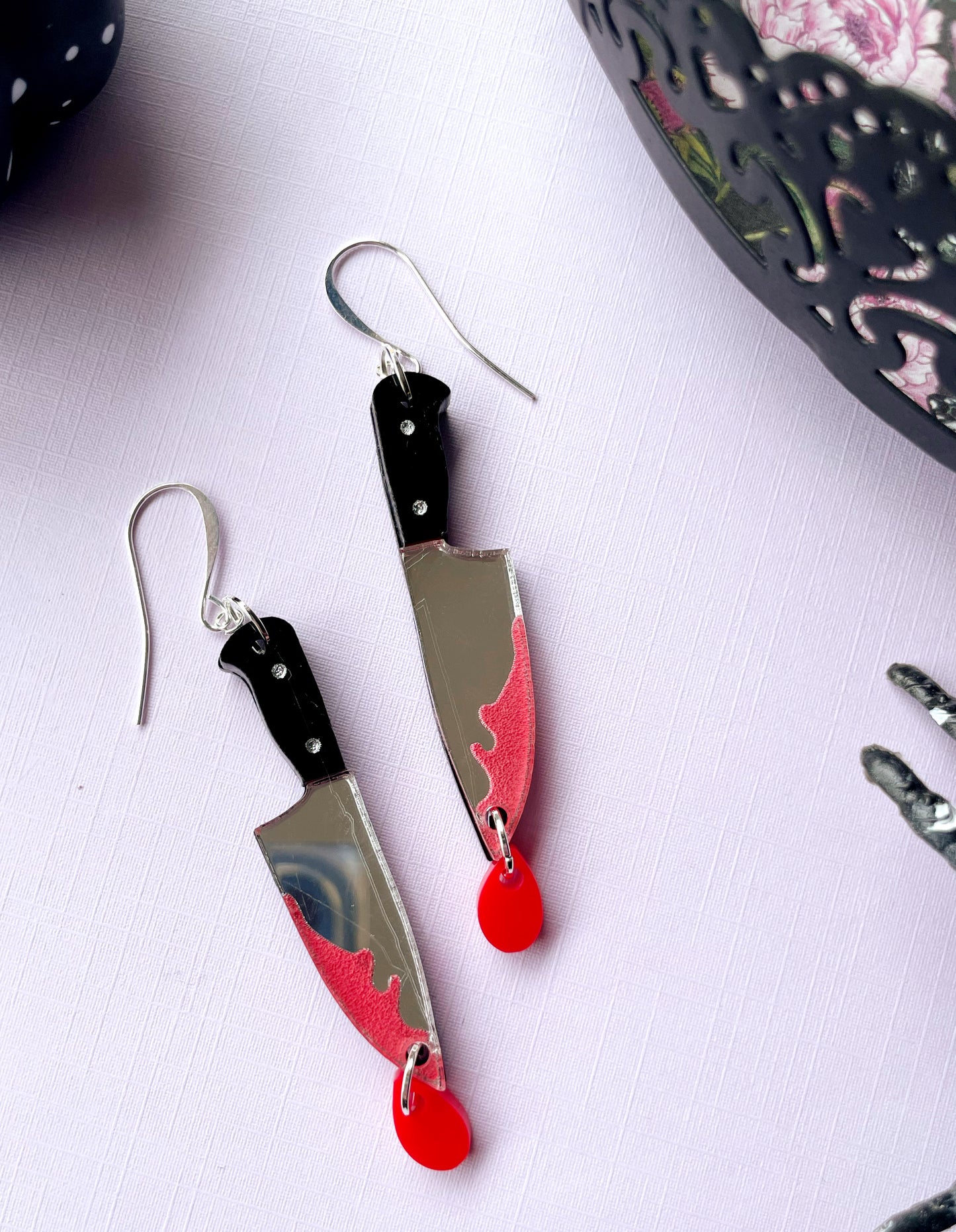 Slasher Knife Earrings