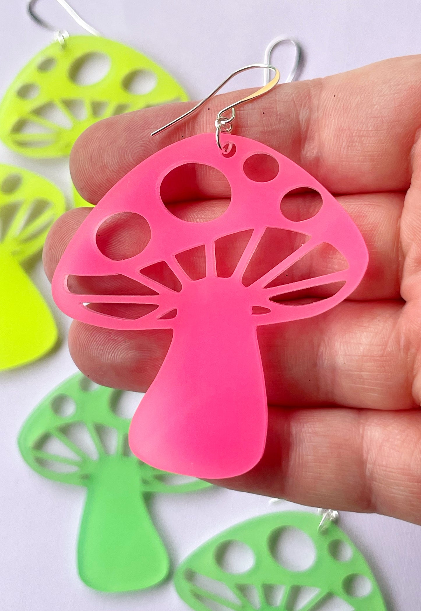Big Glow in the Dark Mushrooms - Assorted Colors