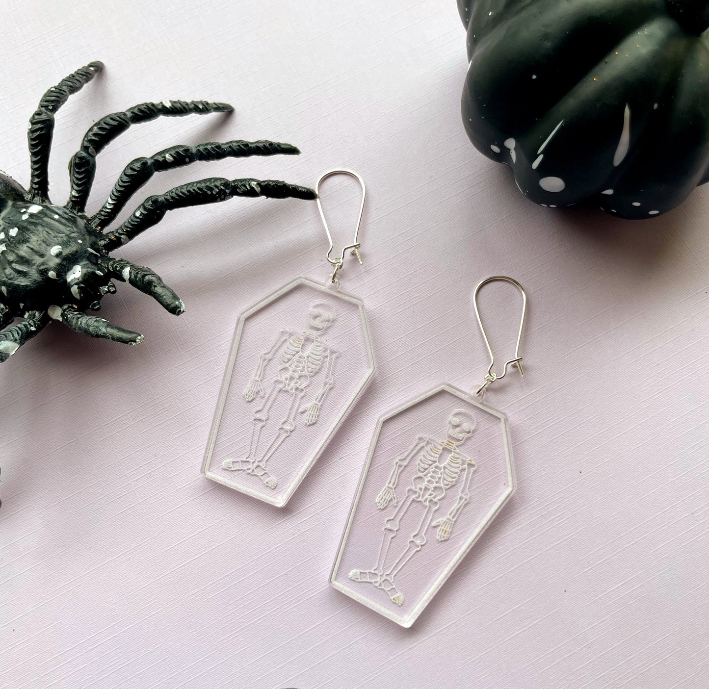 Peek Into My Coffin Earrings