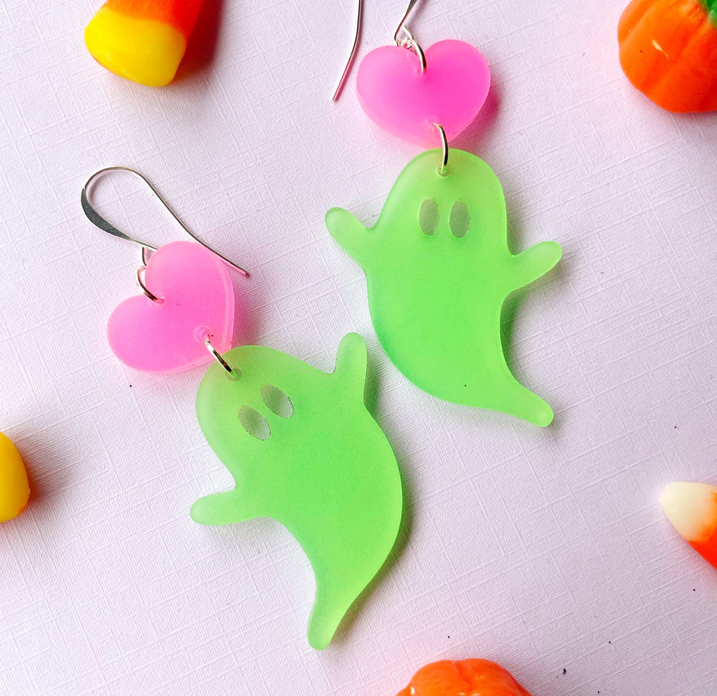 Glow in the Dark Ghost Earrings