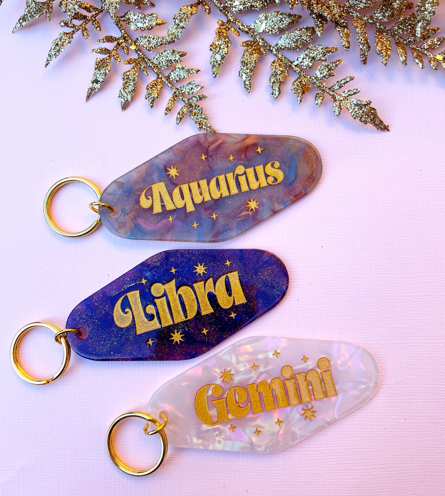 What's Your Sign? Star Sign Zodiac Keychains