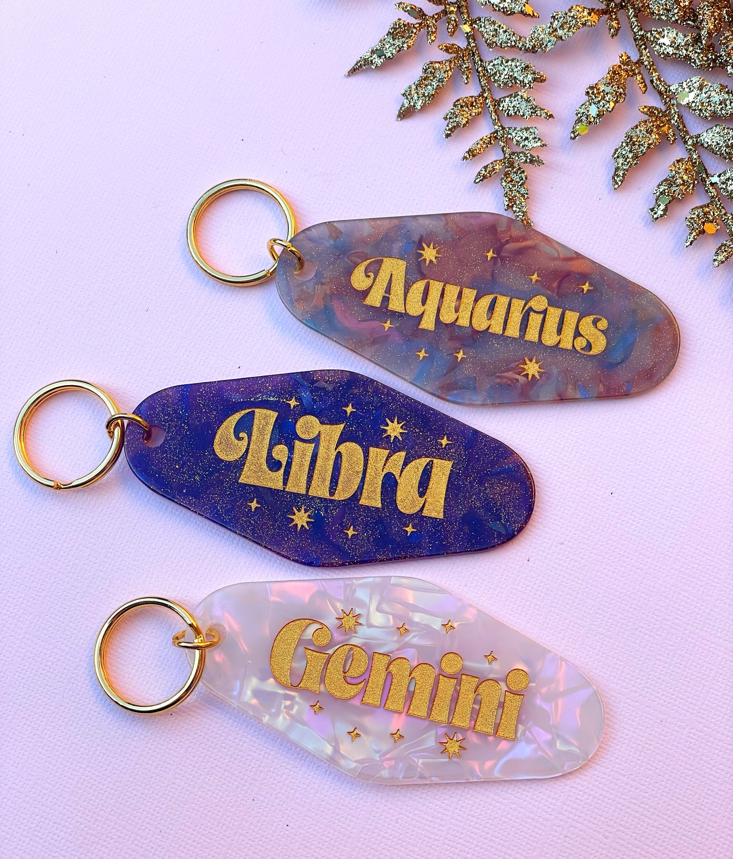 What's Your Sign? Star Sign Zodiac Keychains