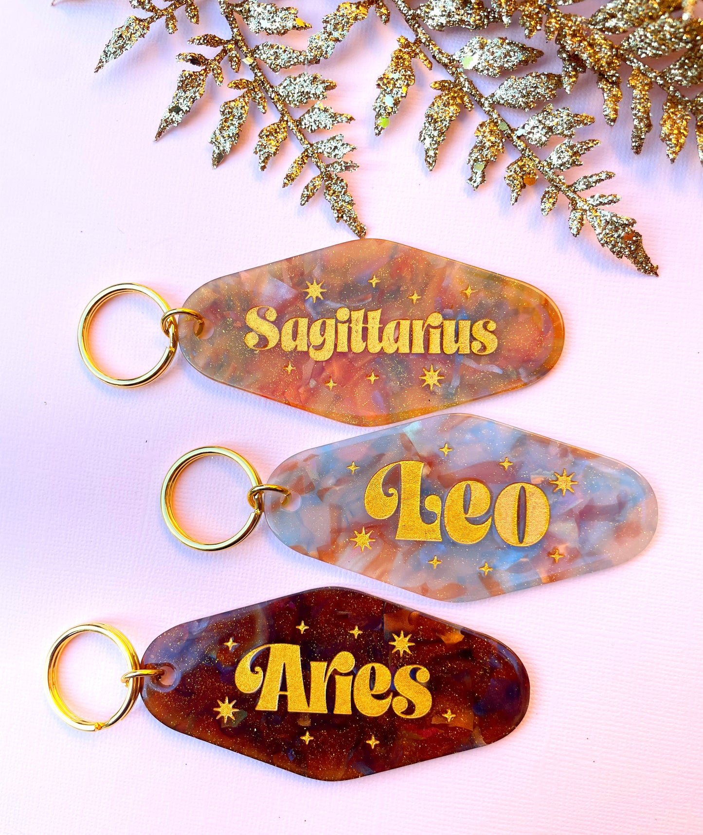 What's Your Sign? Star Sign Zodiac Keychains