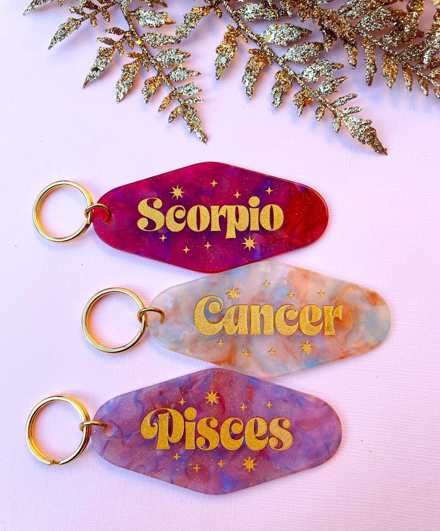 What's Your Sign? Star Sign Zodiac Keychains