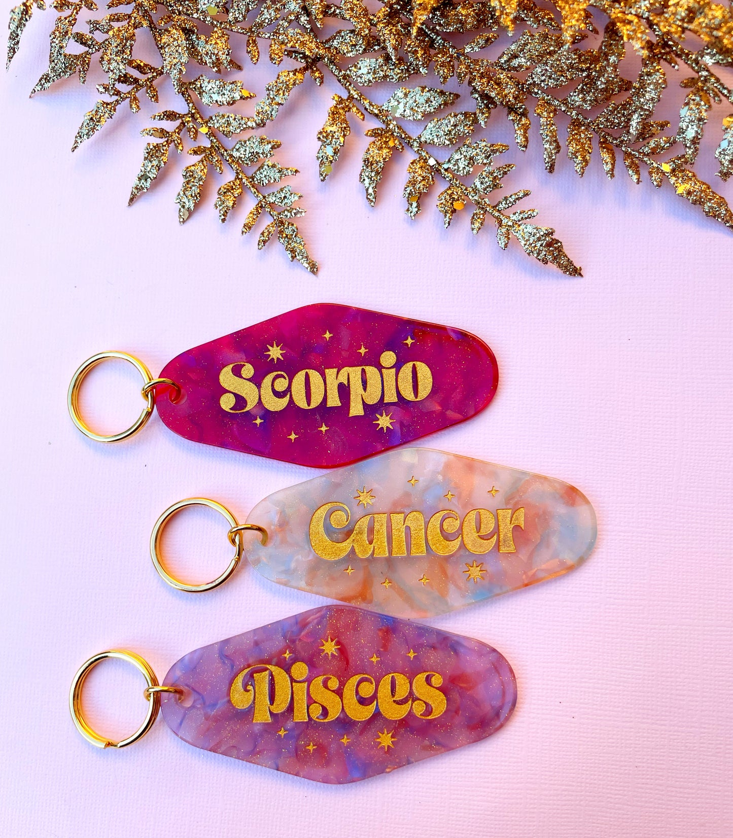 What's Your Sign? Star Sign Zodiac Keychains