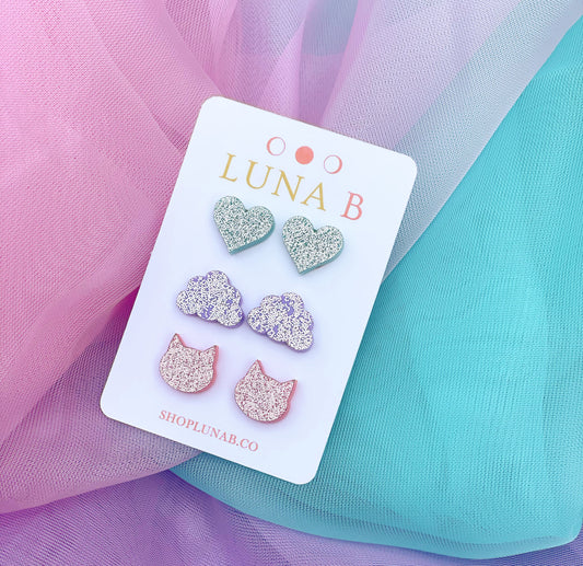 Swiftie Pop Stud Earrings 3 Pack - Taylor's Version
