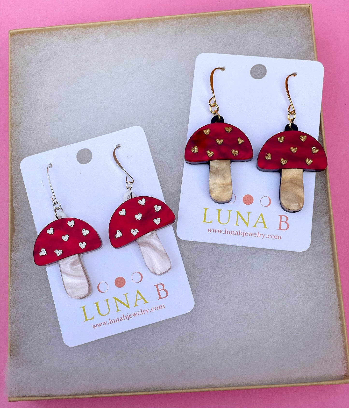 Mushrooms are for Lovers Earrings