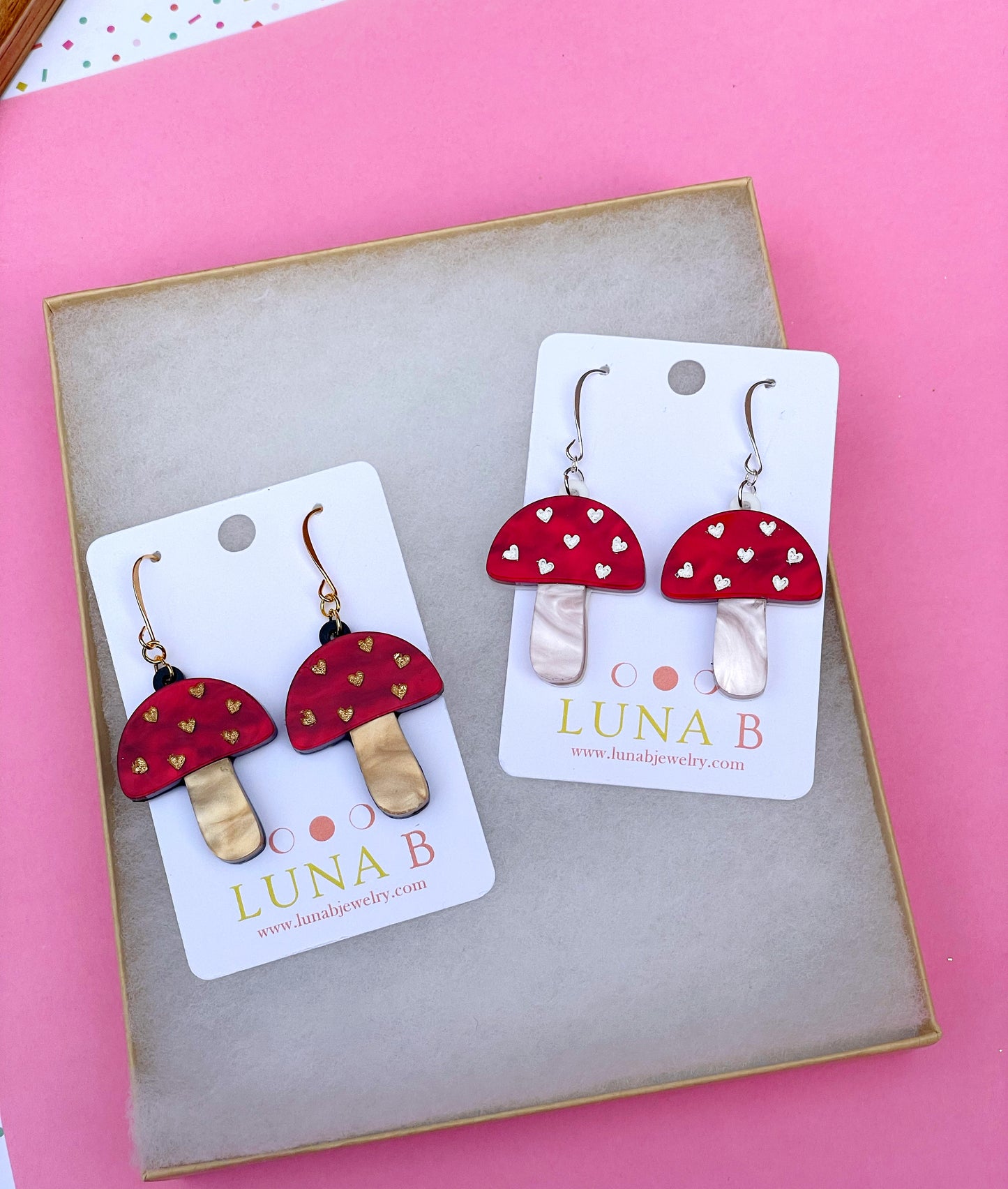 Mushrooms are for Lovers Earrings
