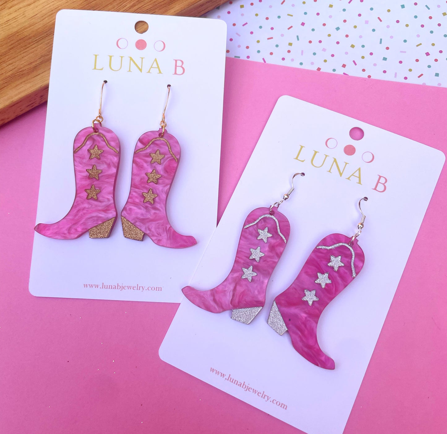 Cowgirl Boot Earrings – Handmade Western Statement Jewelry