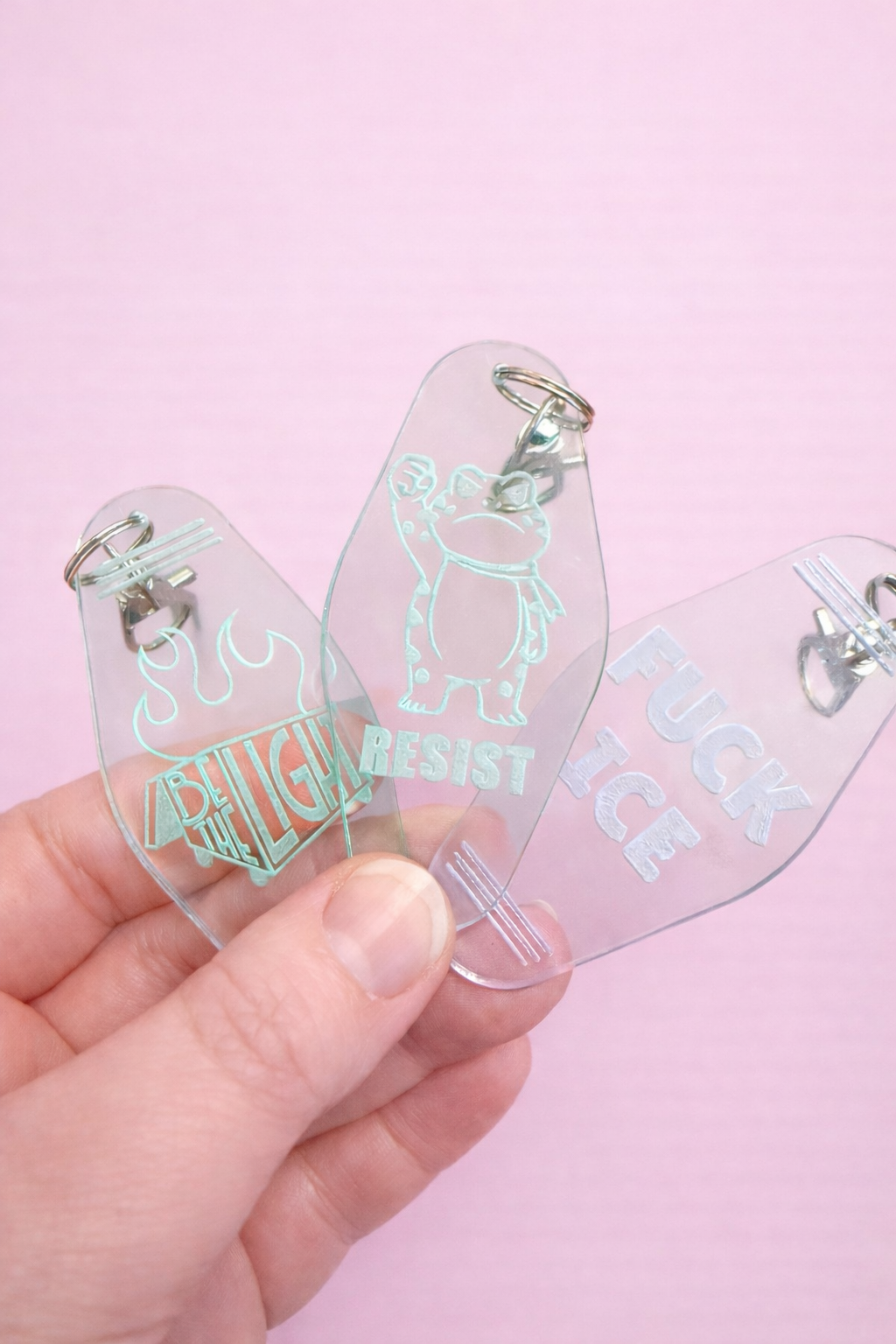 Be the Light Dumpster Keychain