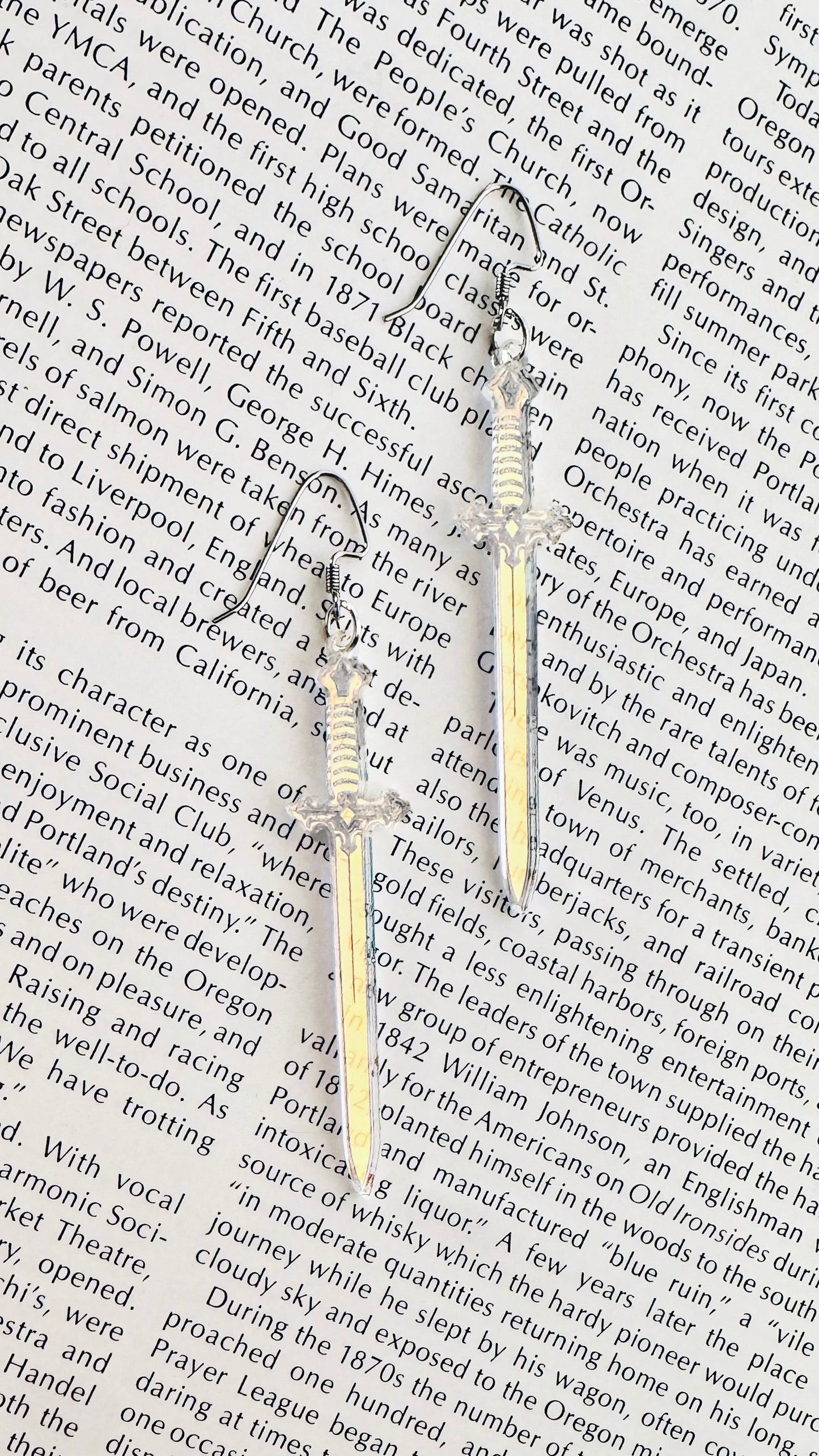 Enchanted Blade Sword Earrings