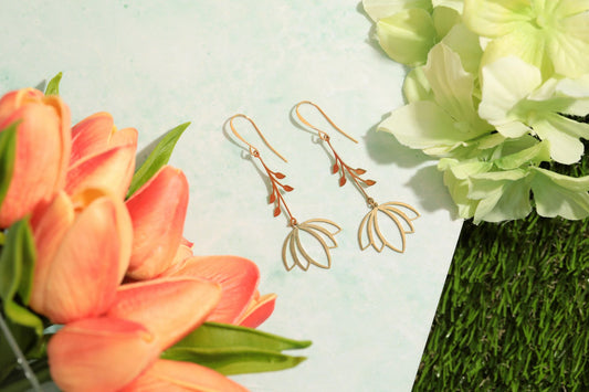 Golden Tulip Earrings